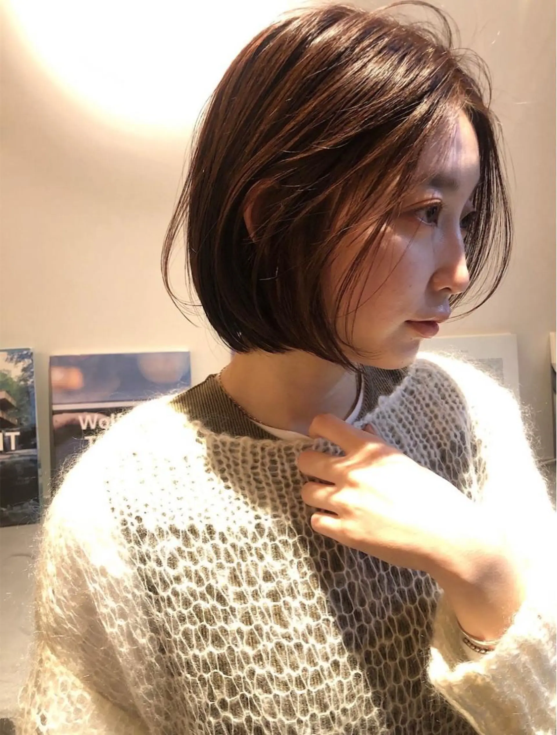 ショート カラー 砂原 ひよりのヘアスタイル