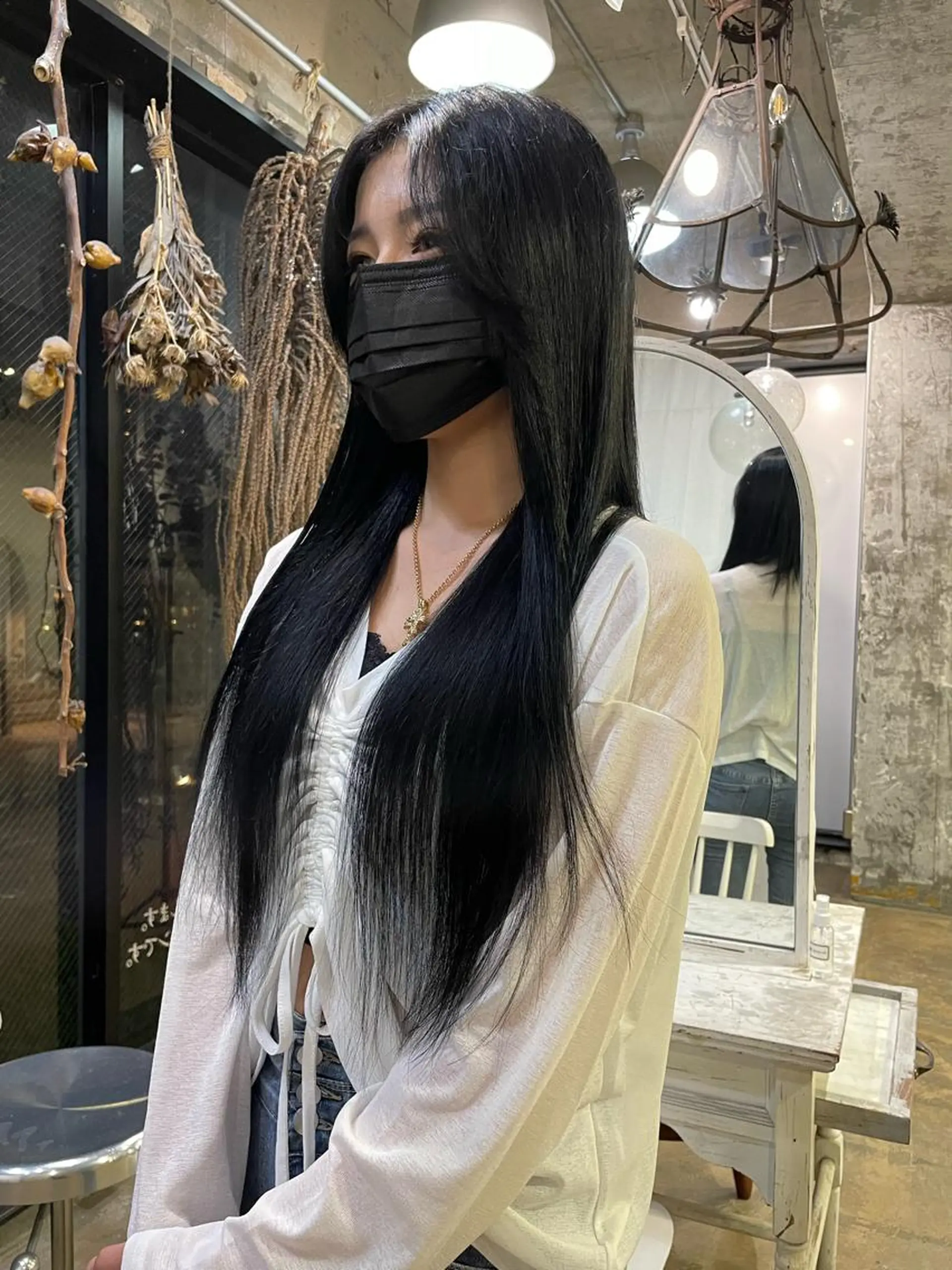 ロング ヘアアレンジ 🫧🇰🇷韓国ヘア レイヤー🐺Yutaのヘアスタイル