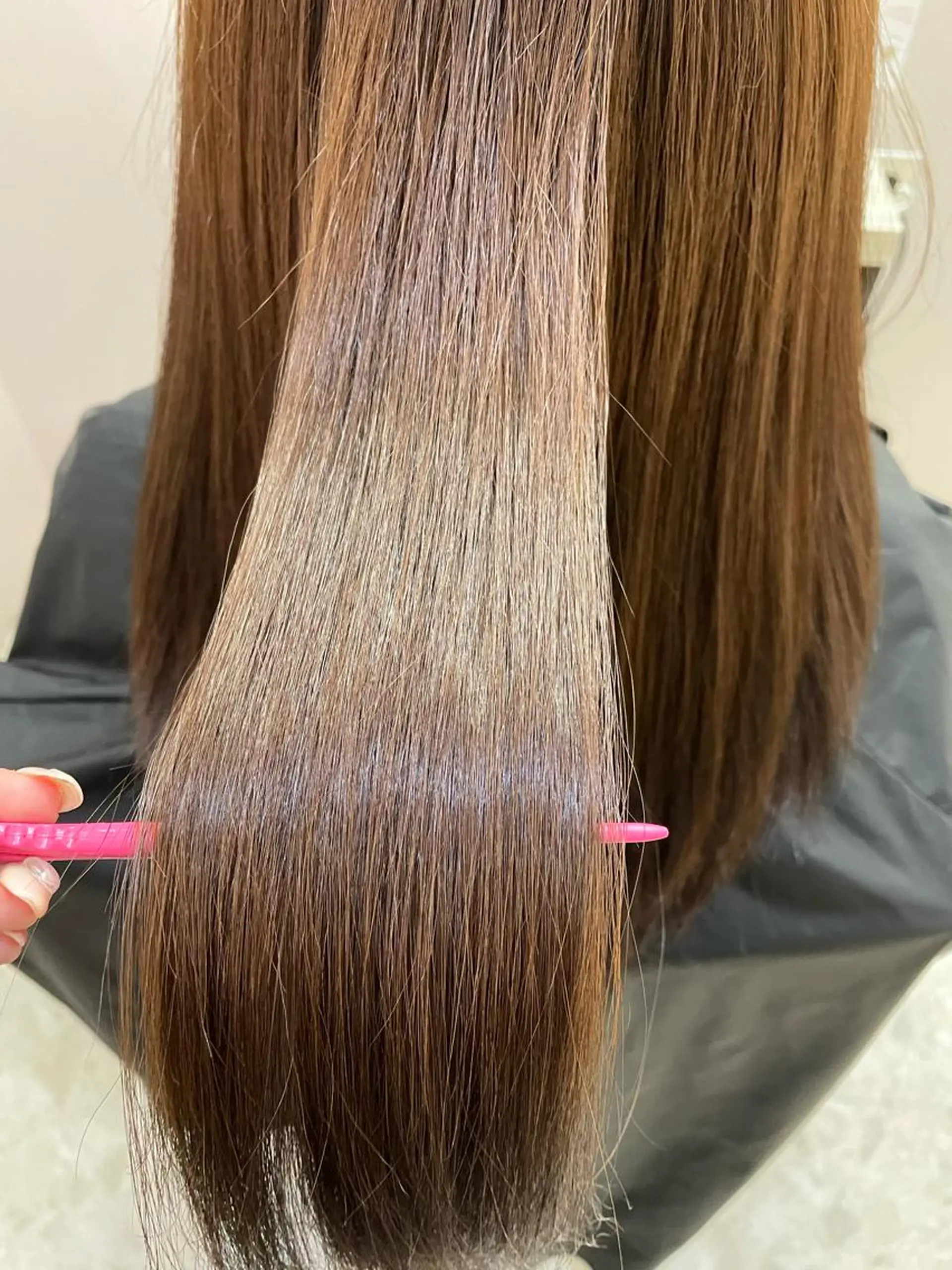 ロング ヘアアレンジ カット ヘアカラー 蔵前🫧韓国風レイヤ ーカット🫧KAHOのヘアスタイル