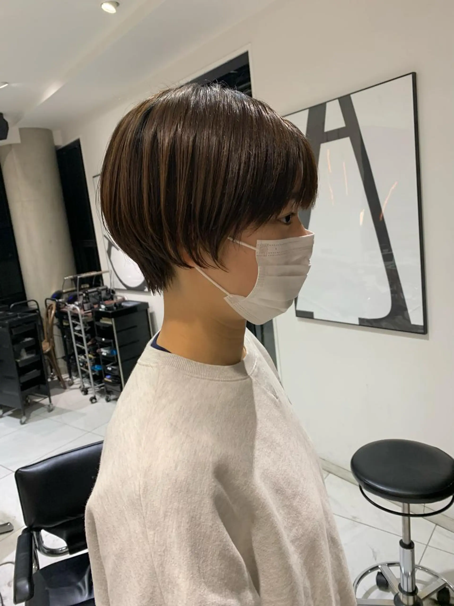 ショート カラー TENELE所属・チバ タクミのヘアスタイル