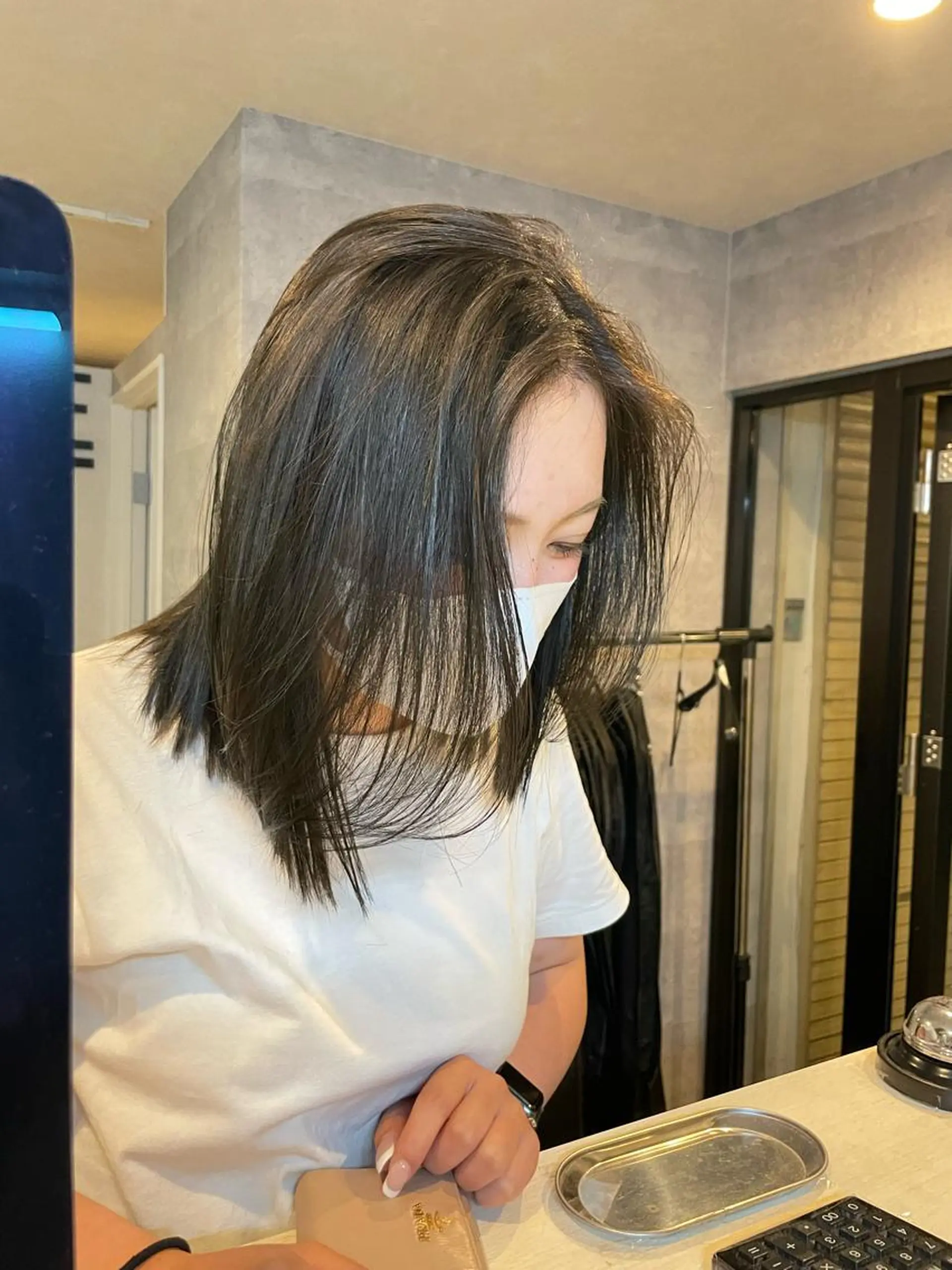 セミロング ヘアカラー 髪質改善×縮毛矯正 ×艶カラーNAOのヘアスタイル