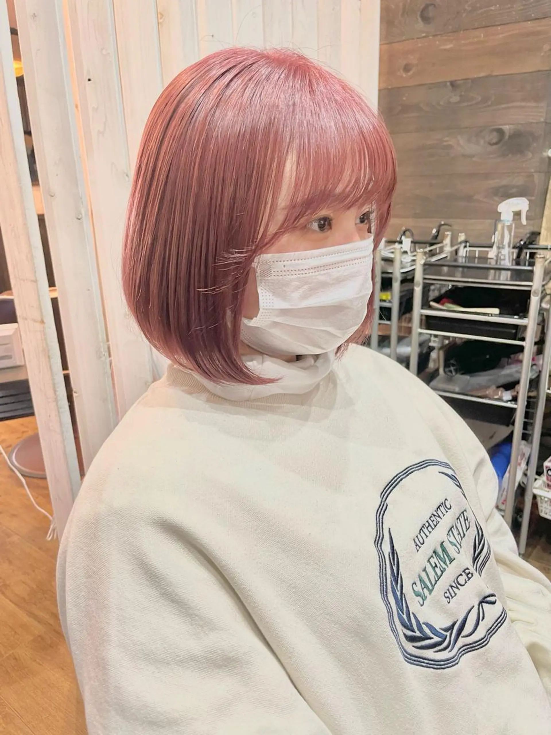 ミディアム カラー カット ヘアカラー トリートメント ヘアセット limit陽平 ショート/ボブのヘアスタイル