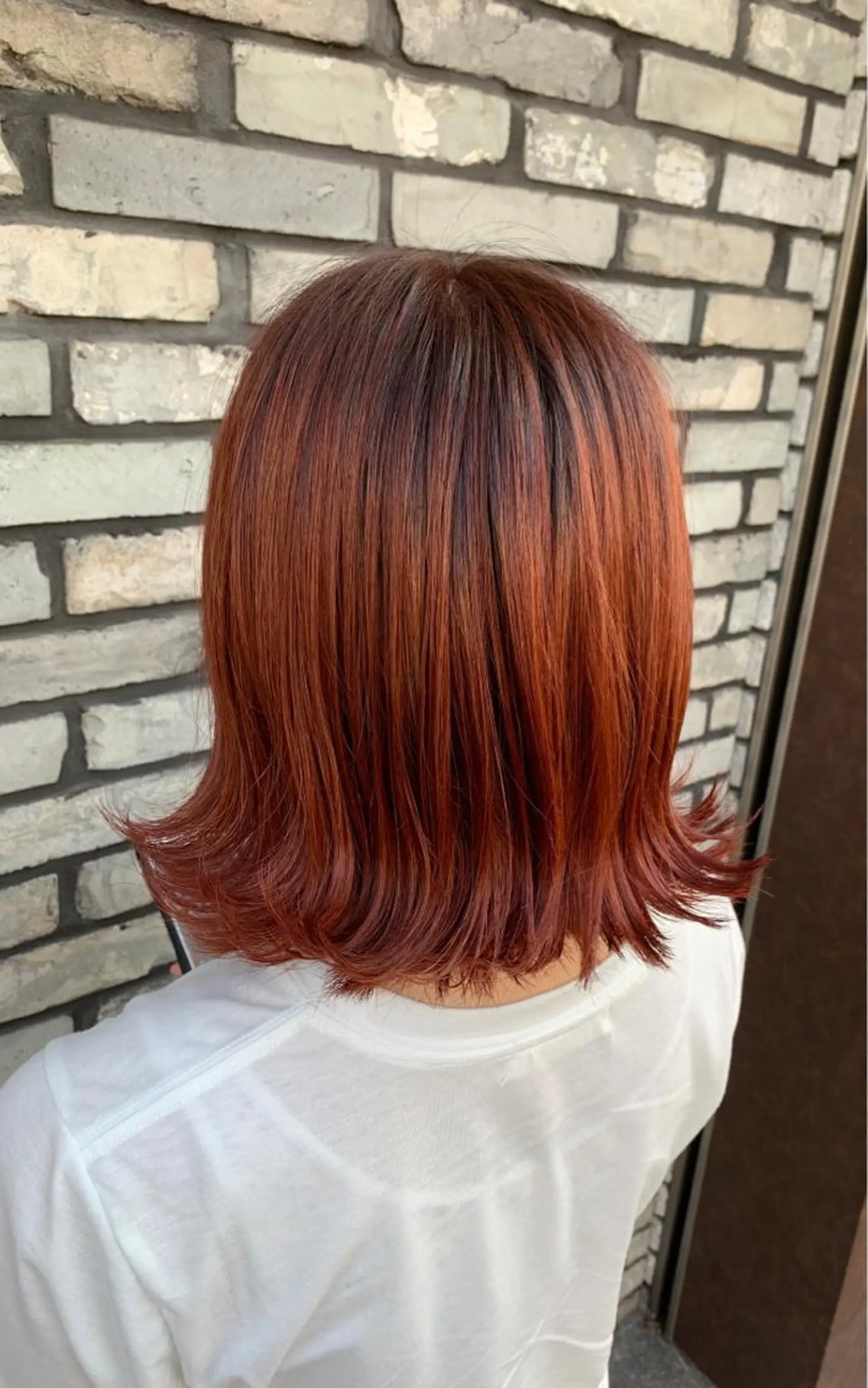 ミディアム 西村 弘輝 パーマ/艶髪カラーのヘアスタイル