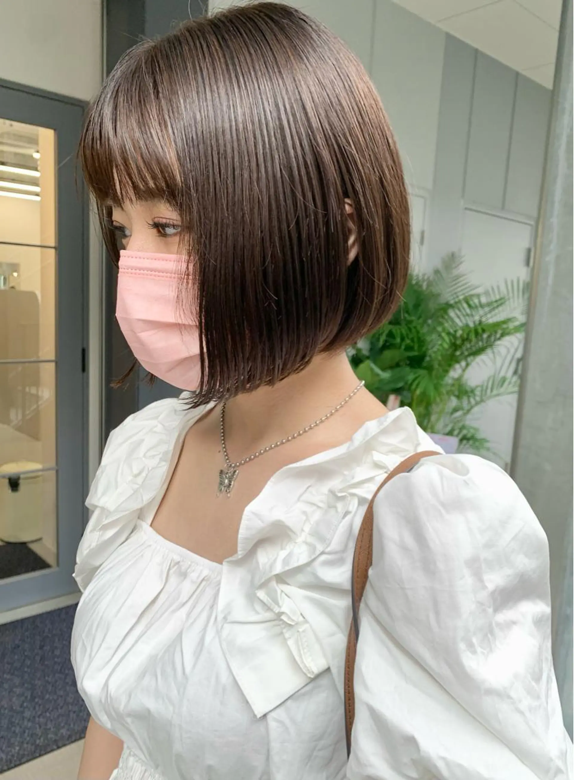 ショート カラー ボブ カット ヘアカラー 樫原裕二/レイヤー カット/透明感カラーのヘアスタイル