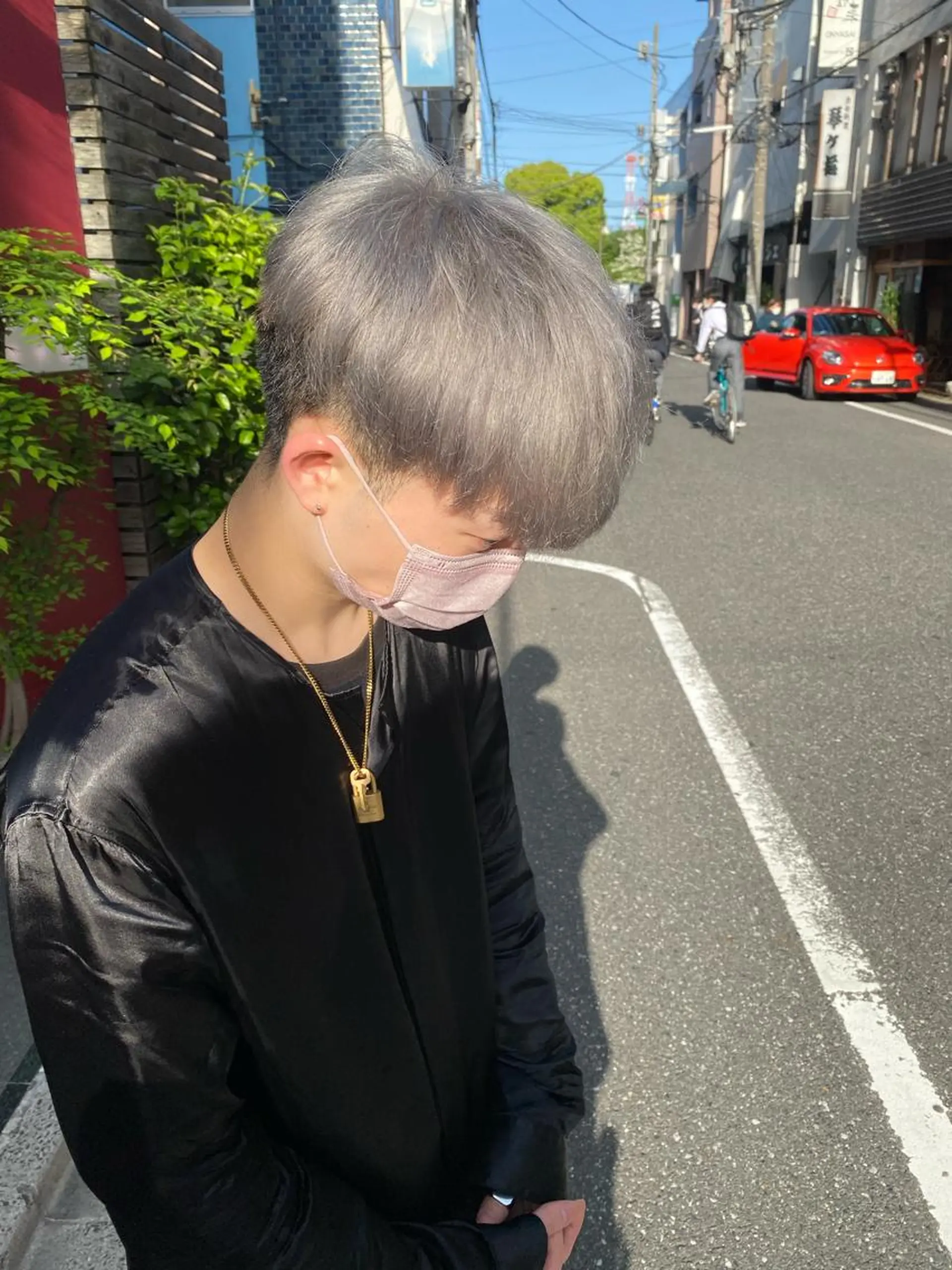 ショート カラー シルバー ホワイト系はお任せ /ブリーチ/店長岩崎のヘアスタイル