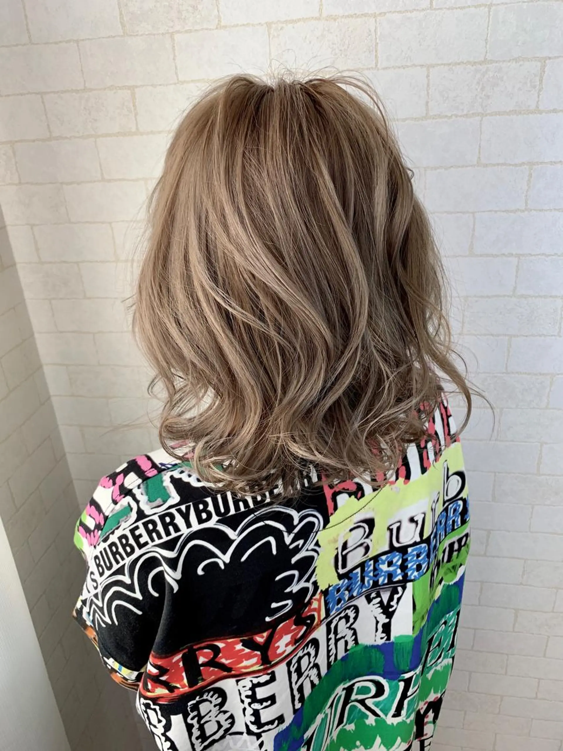 ミディアム 神野 雅樹のヘアスタイル