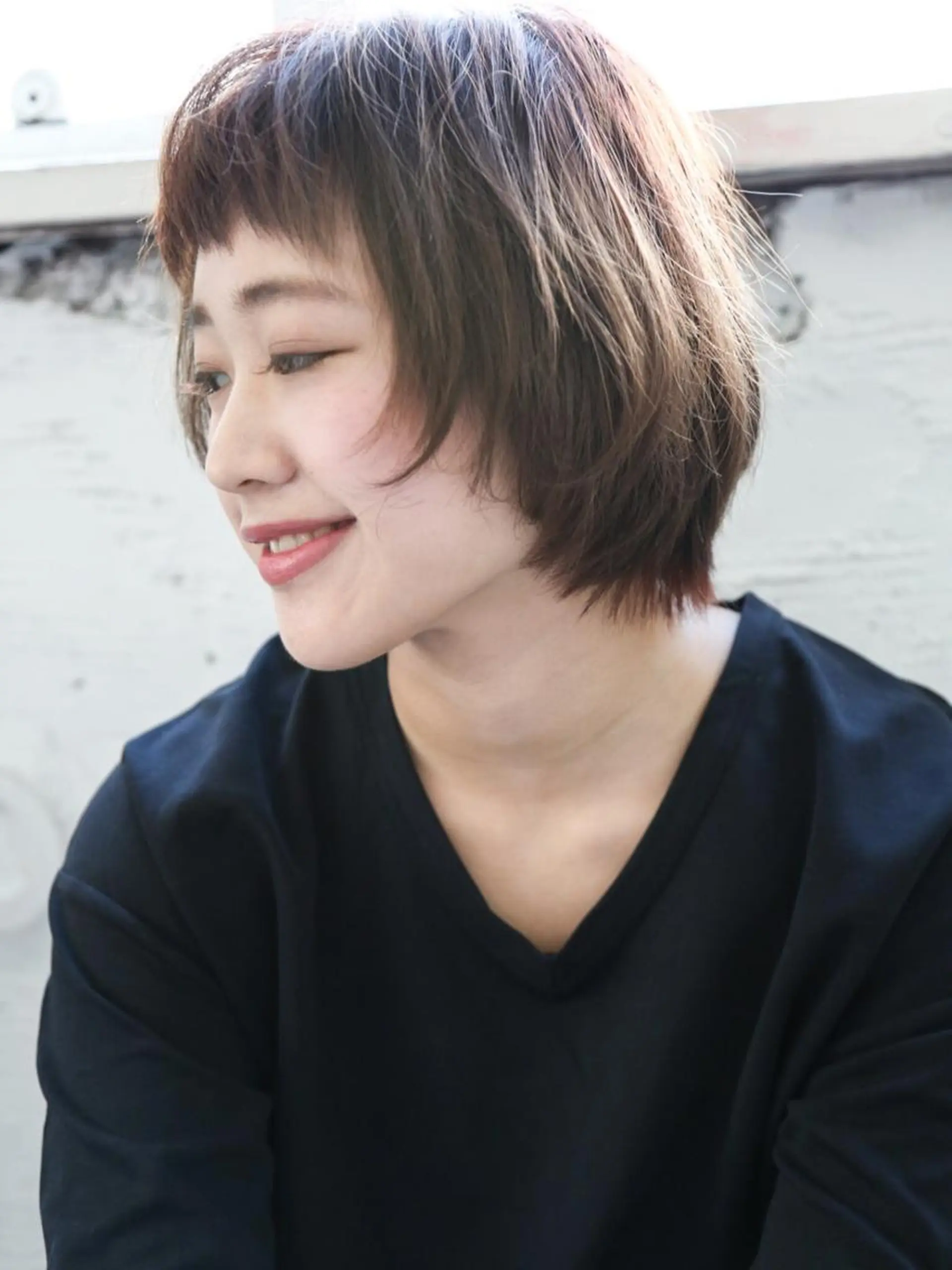 ショート 石渡このみ 🍊レイヤーカットのヘアスタイル