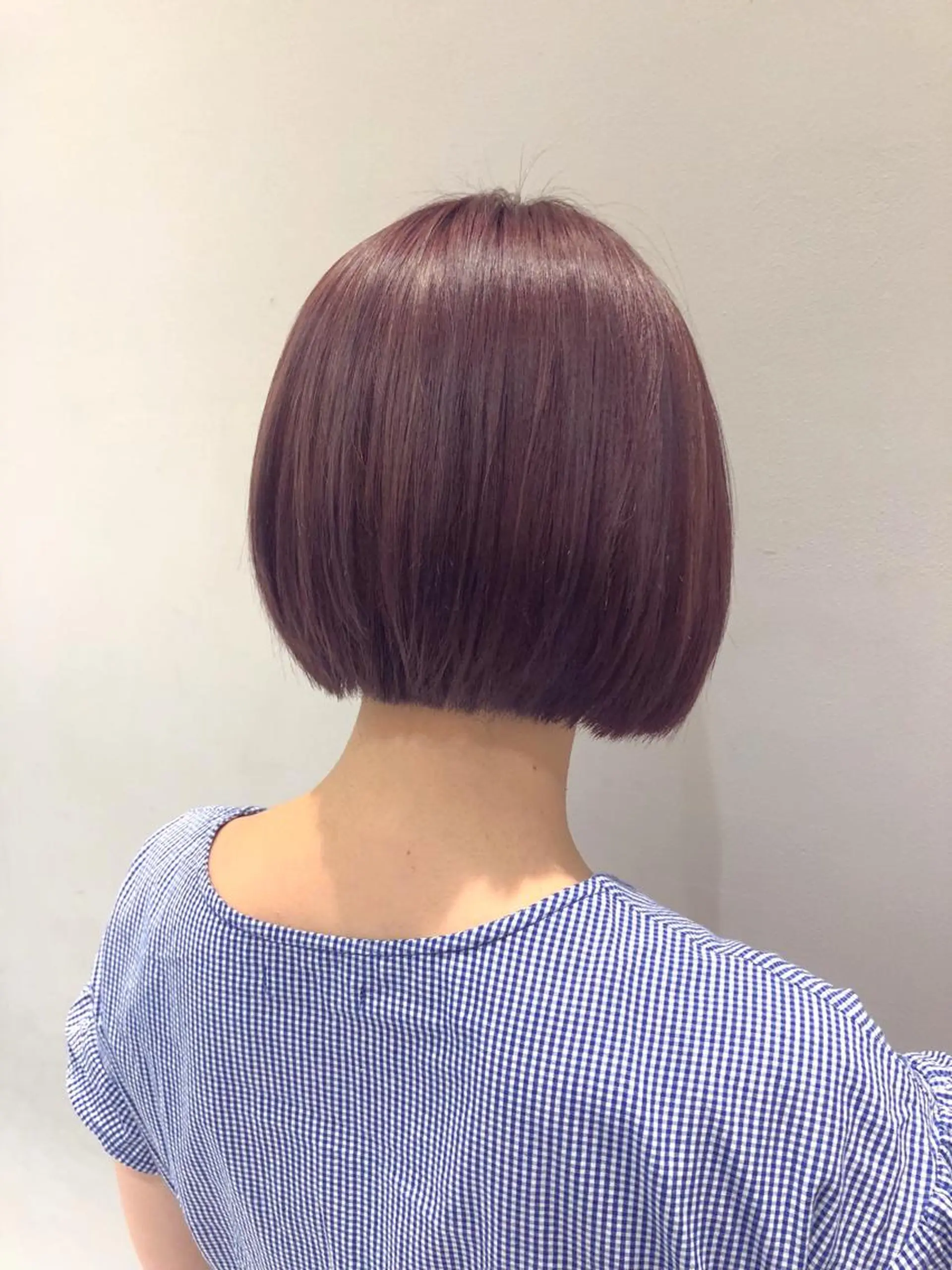 ミディアム カット ヘアカラー トリートメント 似合わせ艶髪カラー ❤️ハダユミのヘアスタイル
