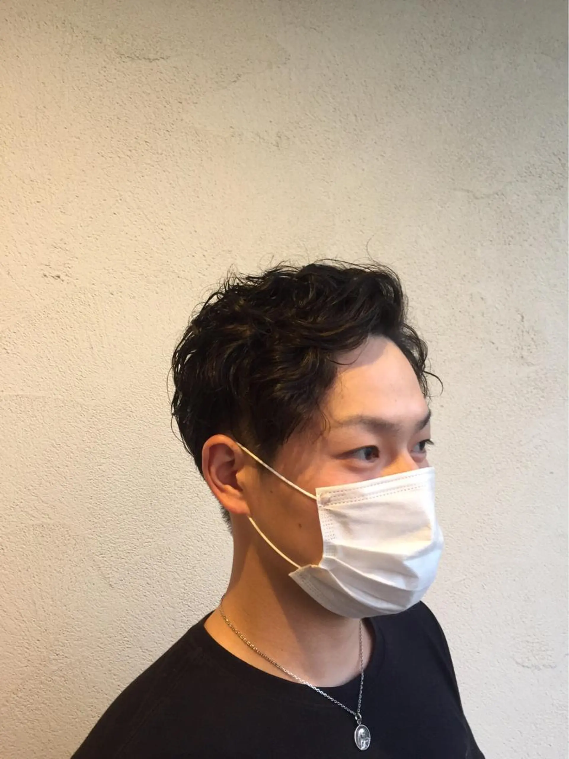 ショート パーマ メンズ 山下 襟華のヘアスタイル