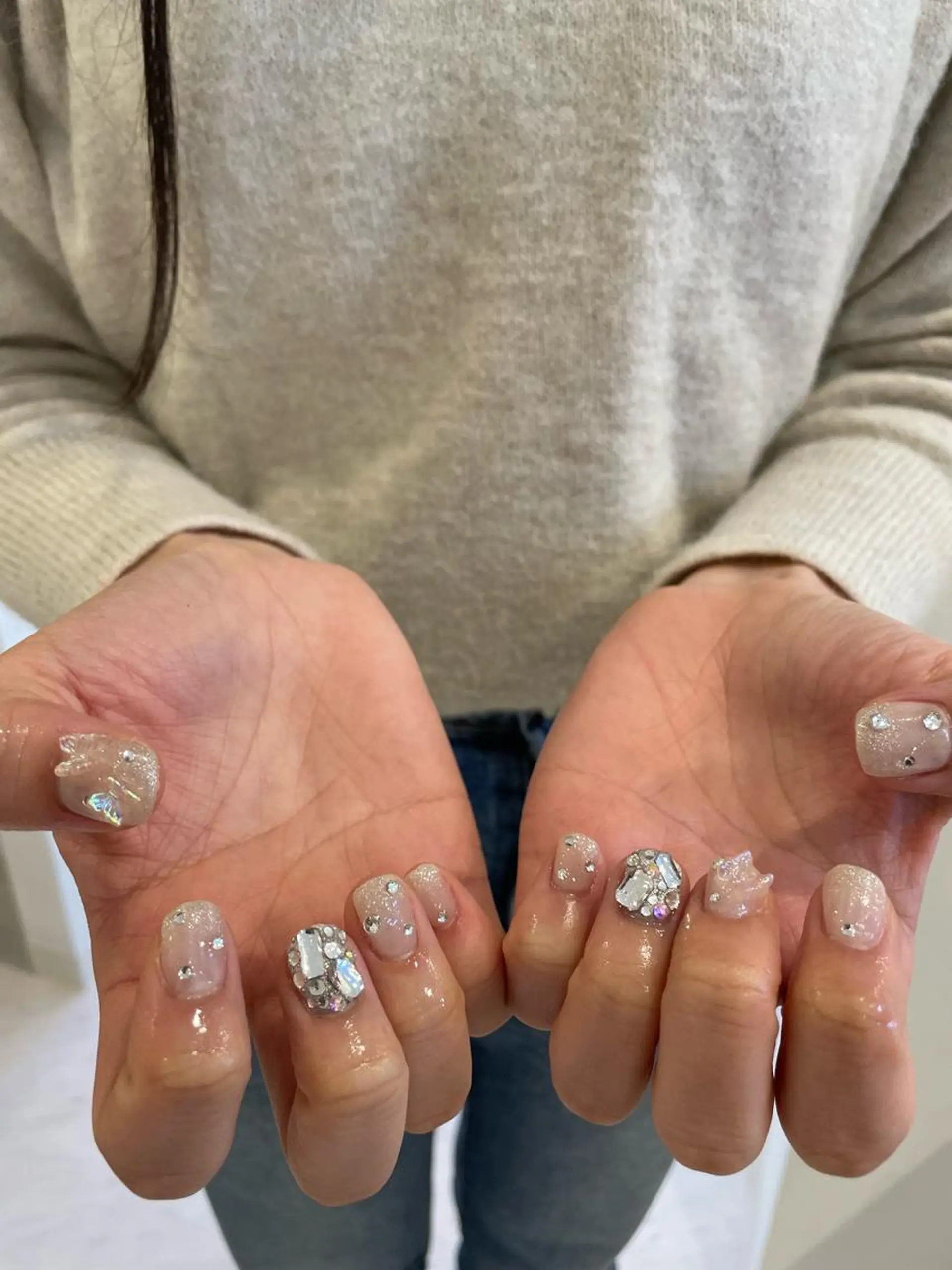 ネイル 束感まつ毛/ネイル/ LED♥KIRARAのマツエク・マツパデザイン