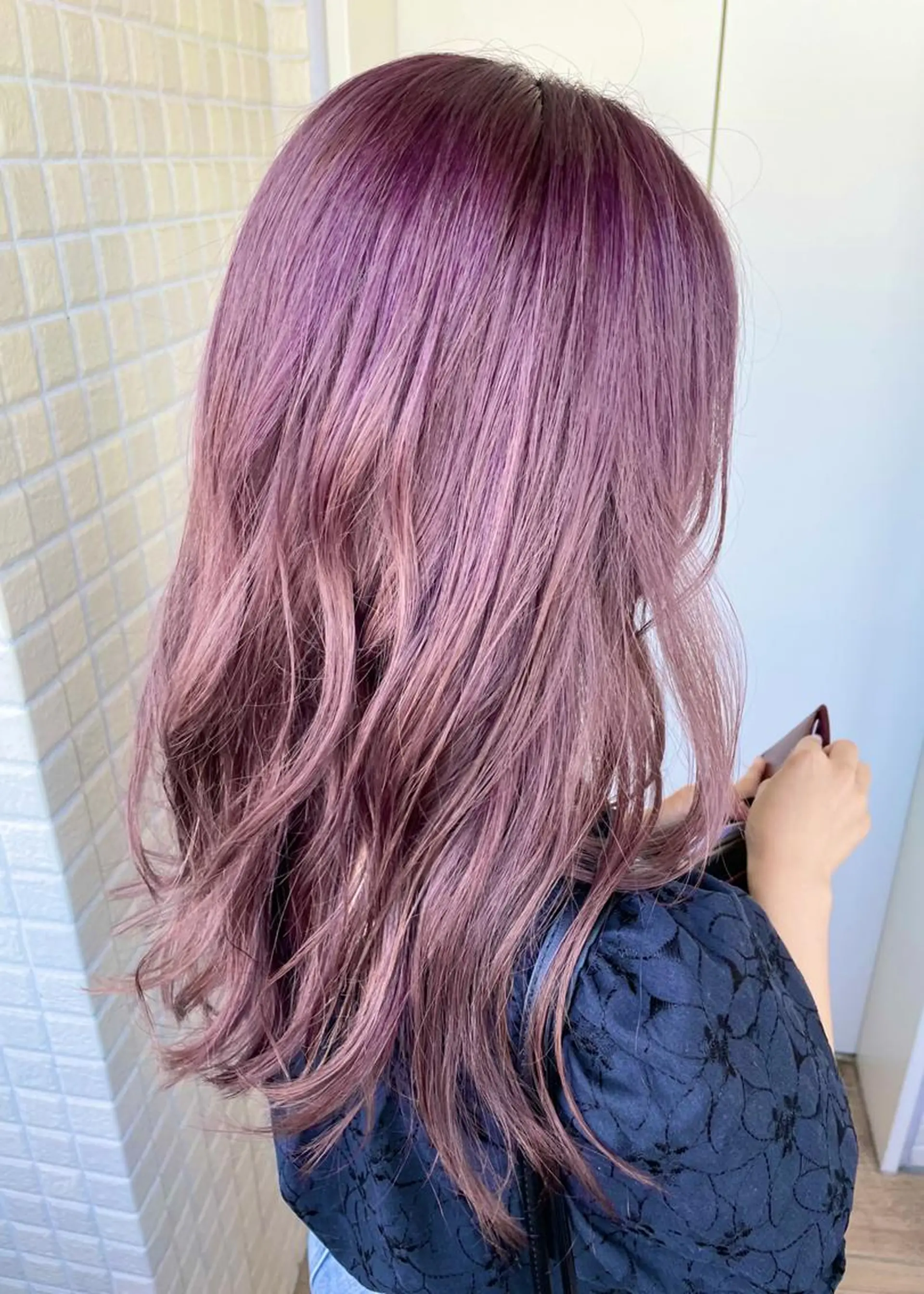 セミロング カラー ✨【公式】 juhl.横浜✨のヘアスタイル