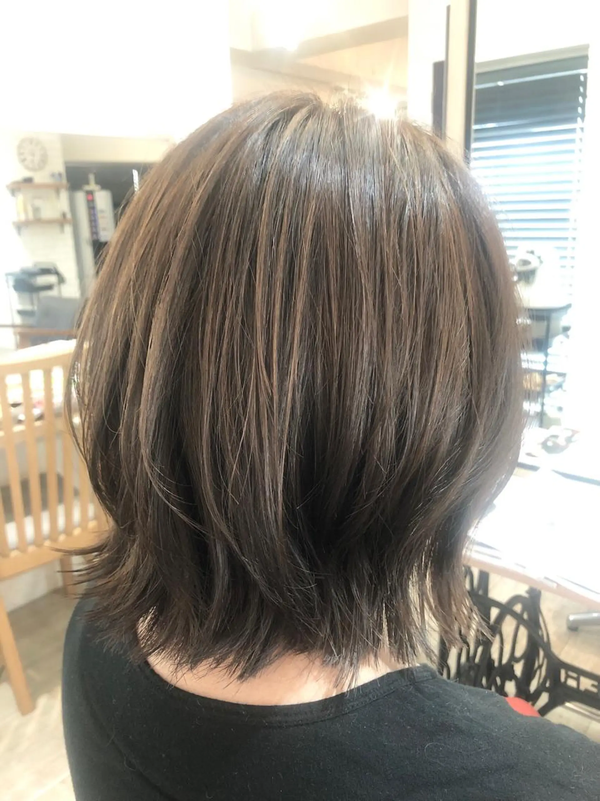 ミディアム カラー 柏/春日竜次 /髪質改善縮毛矯正のヘアスタイル