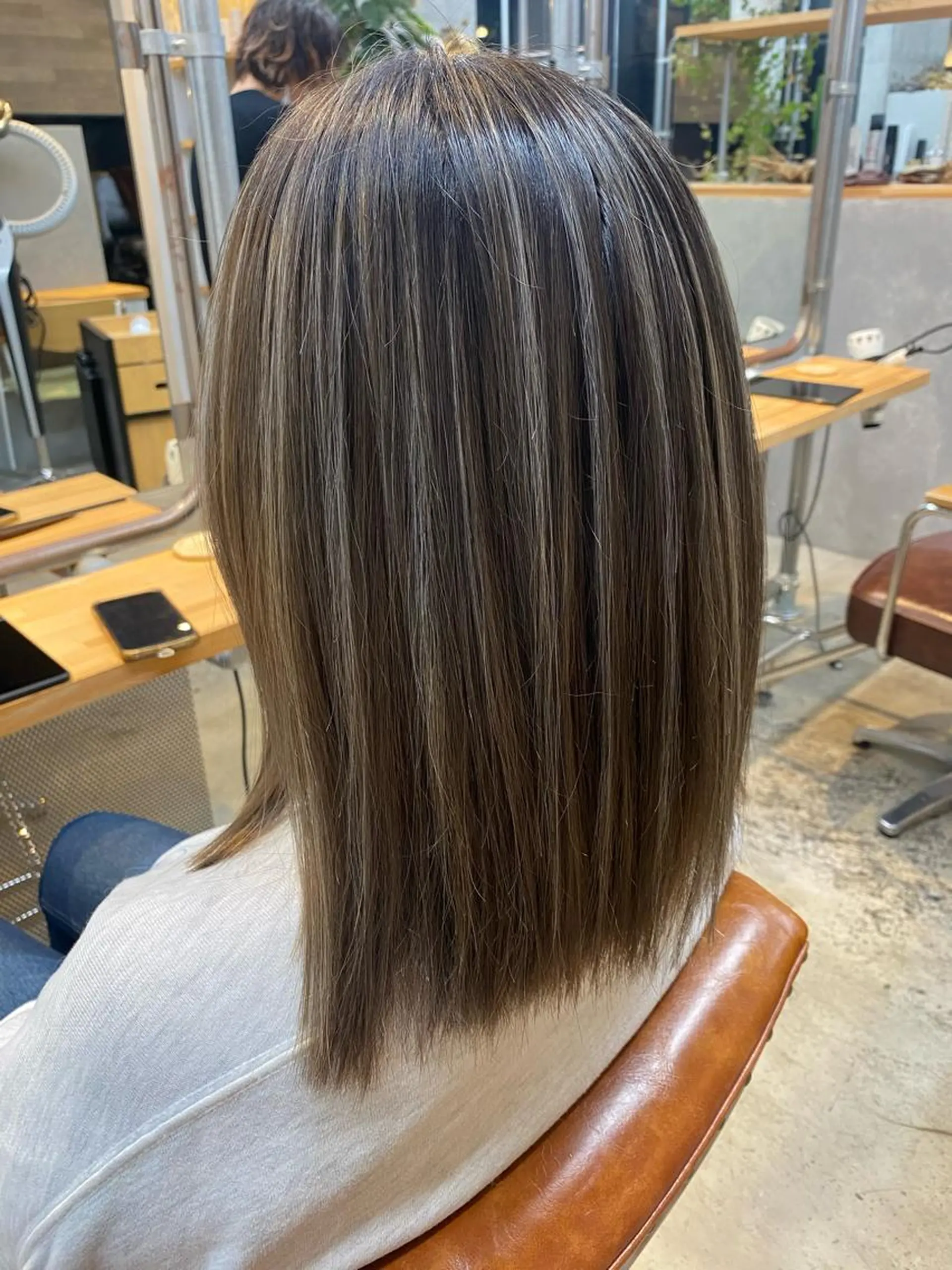 ミディアム カラー カット ヘアカラー トリートメント 🌼ハイライト透明感 🌼maiのヘアスタイル