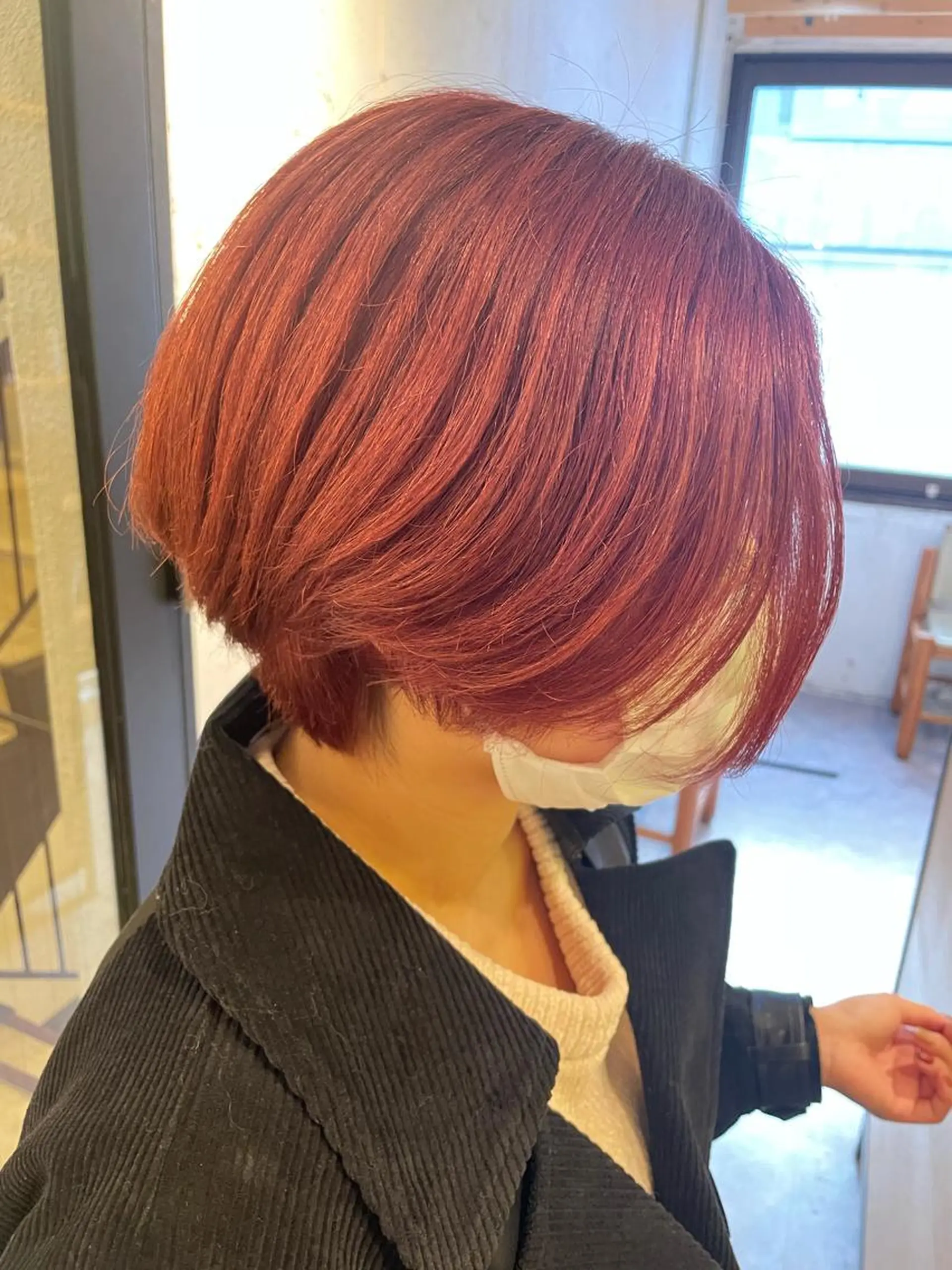 ショート カラー ブリーチ ピンクカラー カット ヘアカラー トリートメント hisano / ハイトーン･透明感のヘアスタイル