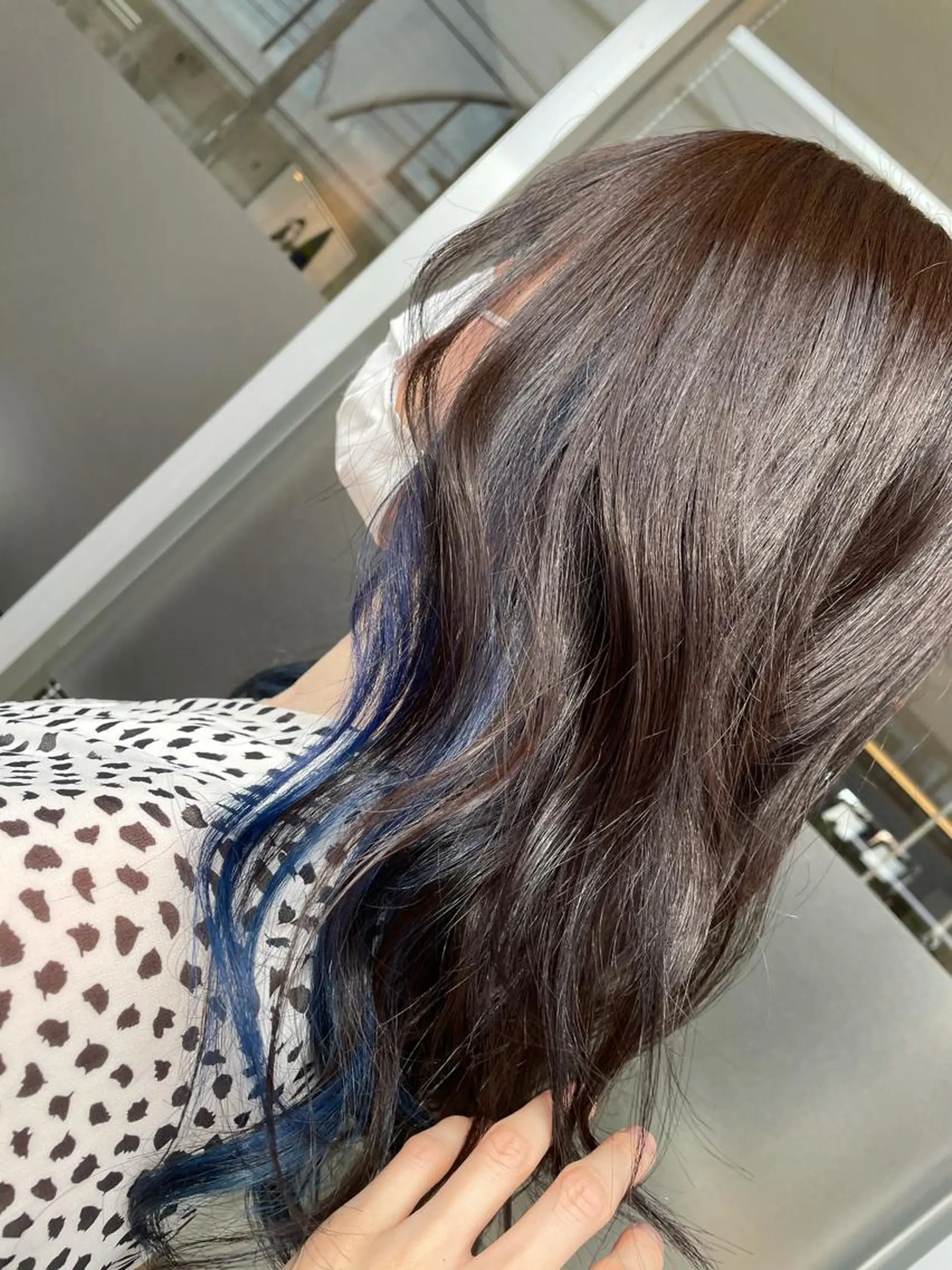 ロング カラー 宮崎 千夏のヘアスタイル