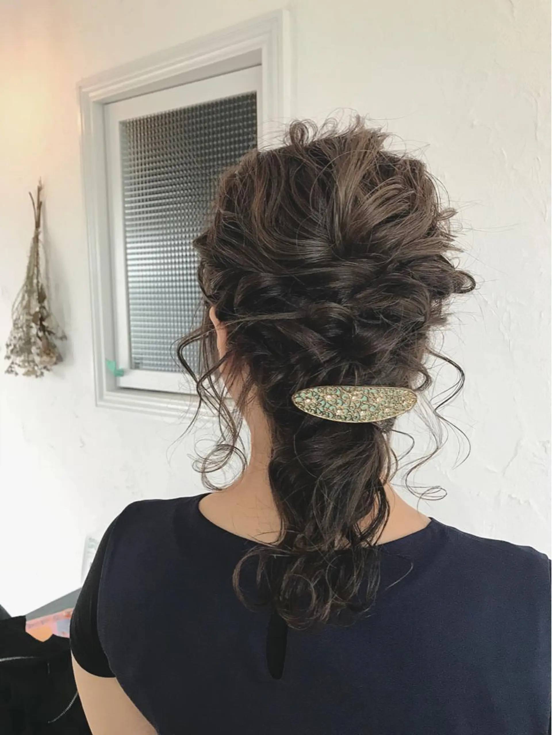 ミディアム カラー パーマ ヘアアレンジ メンズ 豊橋美容院 ソンリエのヘアスタイル