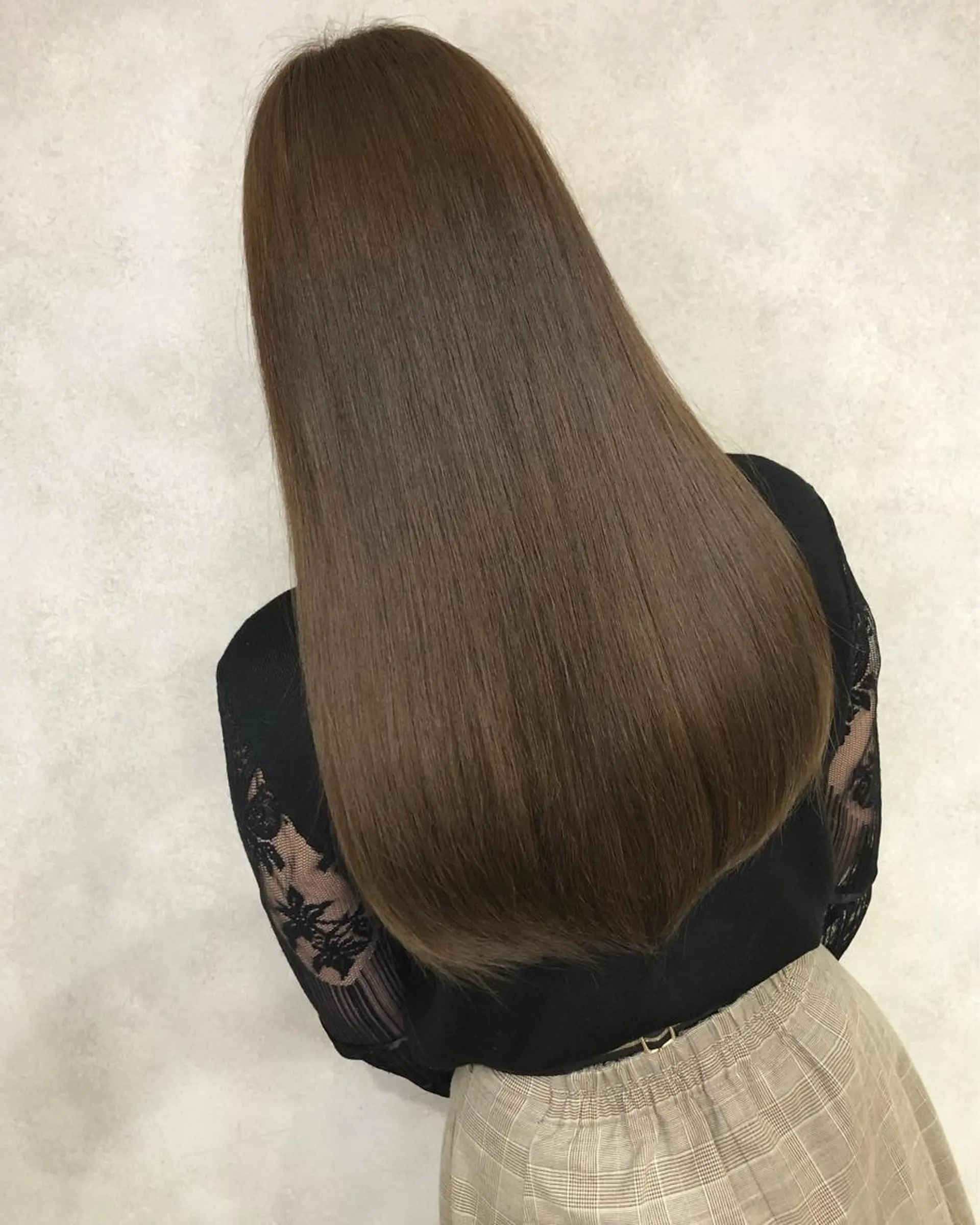 ロング カラー トリートメント レイヤー/髪質改善 /透け感カラー/艶髪のヘアスタイル