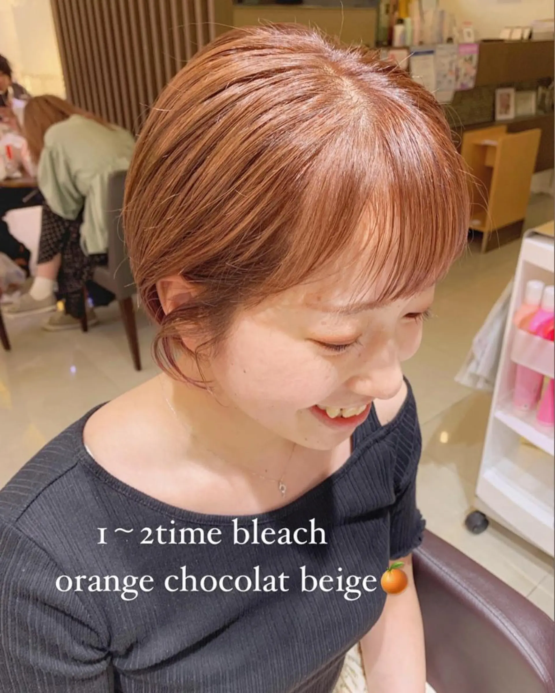 ショート カラー ヘアカラー 似合わせカットカラー ♡佐藤捺美のヘアスタイル