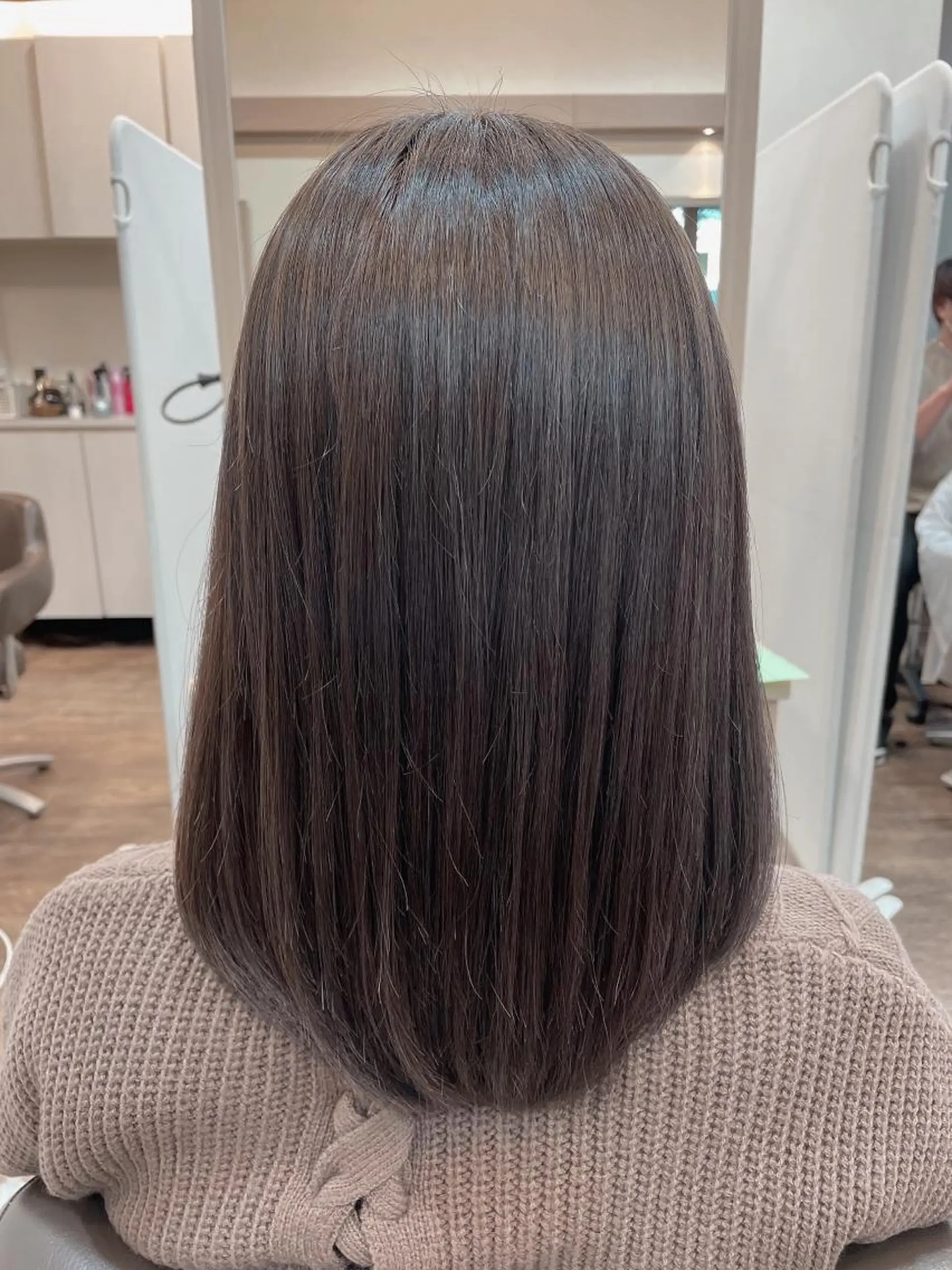 セミロング 縮毛矯正 メンズパーマ🌀/ 中村郁未のヘアスタイル