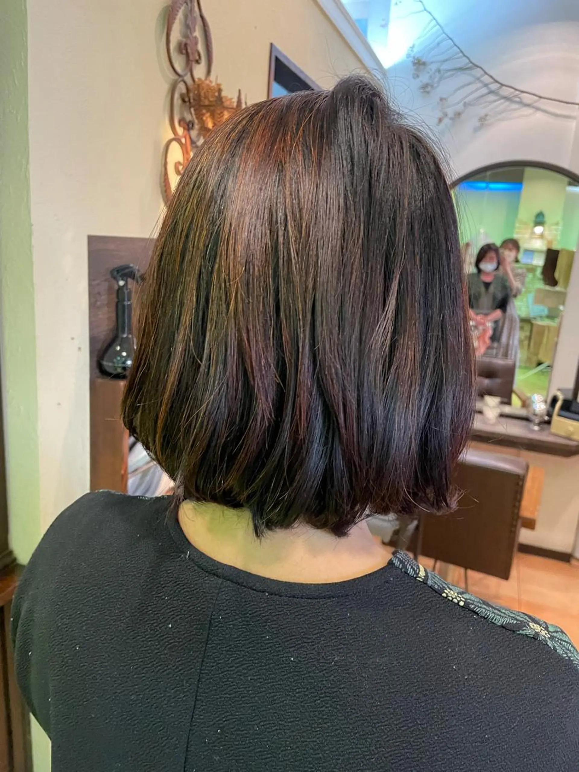 ミディアム hair make echo滿木あい花のヘアスタイル