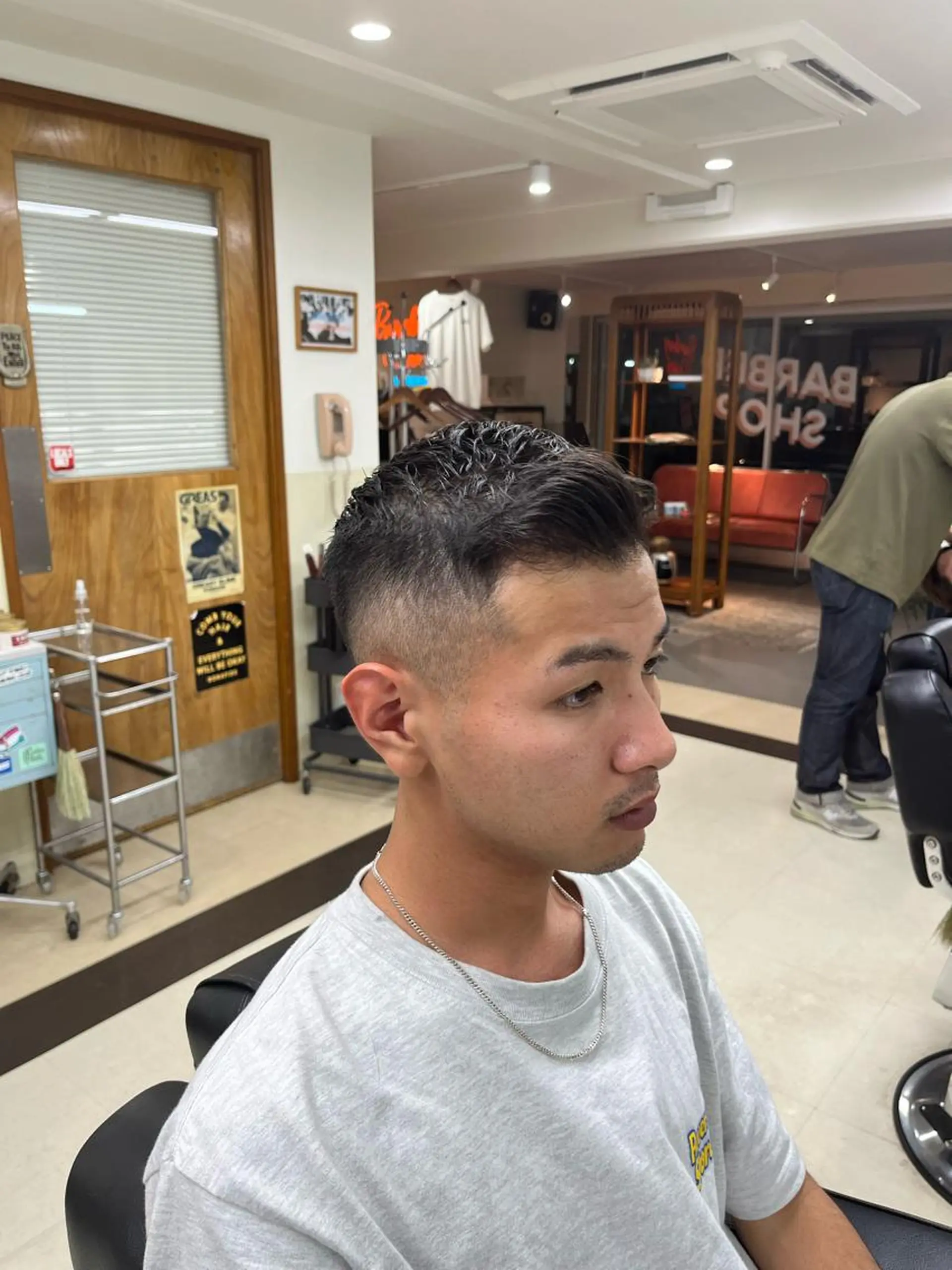 ショート barberspoint所属・💈フェードカット なす💈のヘアスタイル