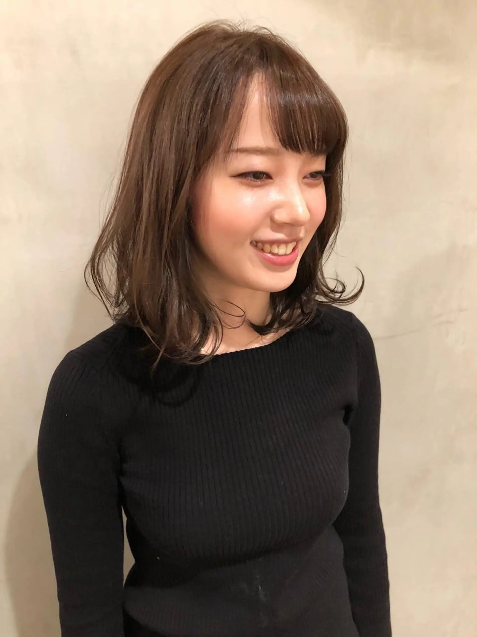 ミディアム カラー パープルカラー ヘアカラー トリートメント 大西 直人のヘアスタイル