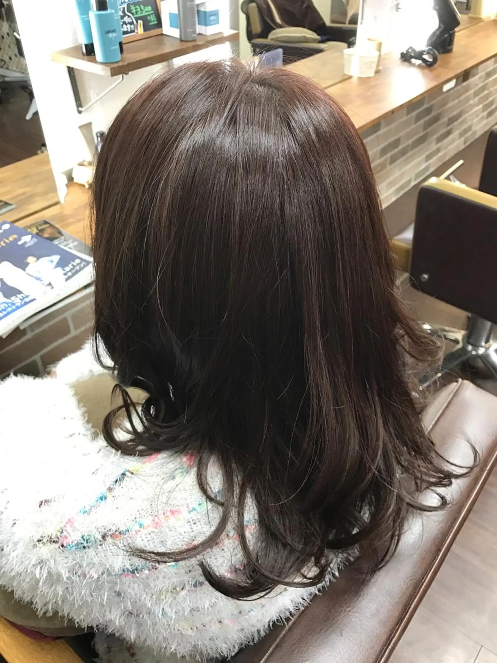 ミディアム カラー あべ 💆‍♀️🫧のヘアスタイル
