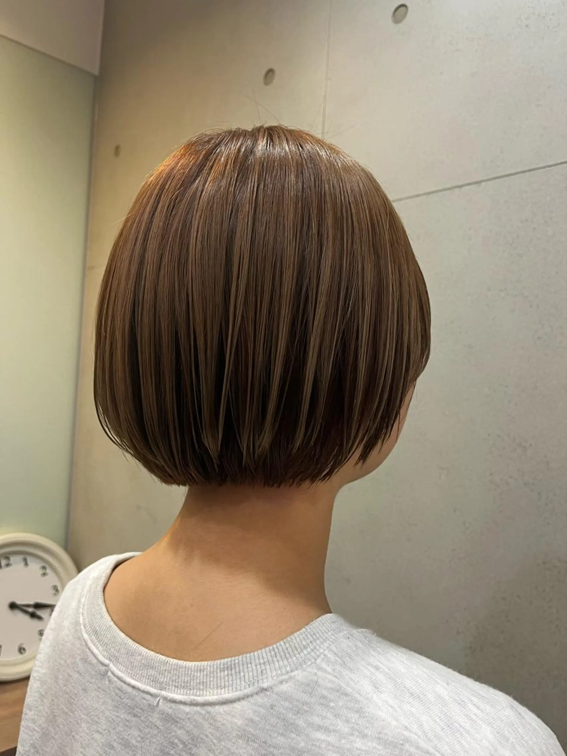 ショート ボブ おせ ちさとのヘアスタイル