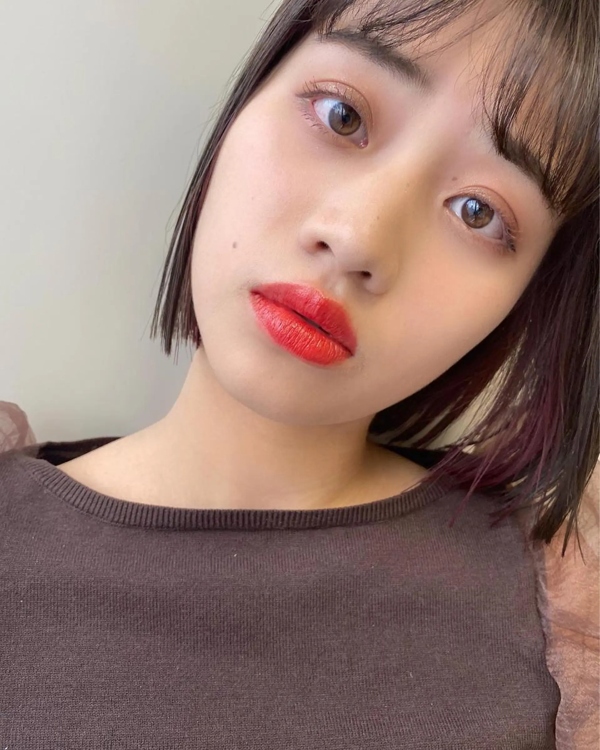 ショート カラー パーマ ヘアアレンジ メンズ キッズ ネイル マツエク・マツパ 🫧umu.🫧韓国 /レイヤー/ハッシュのヘアスタイル