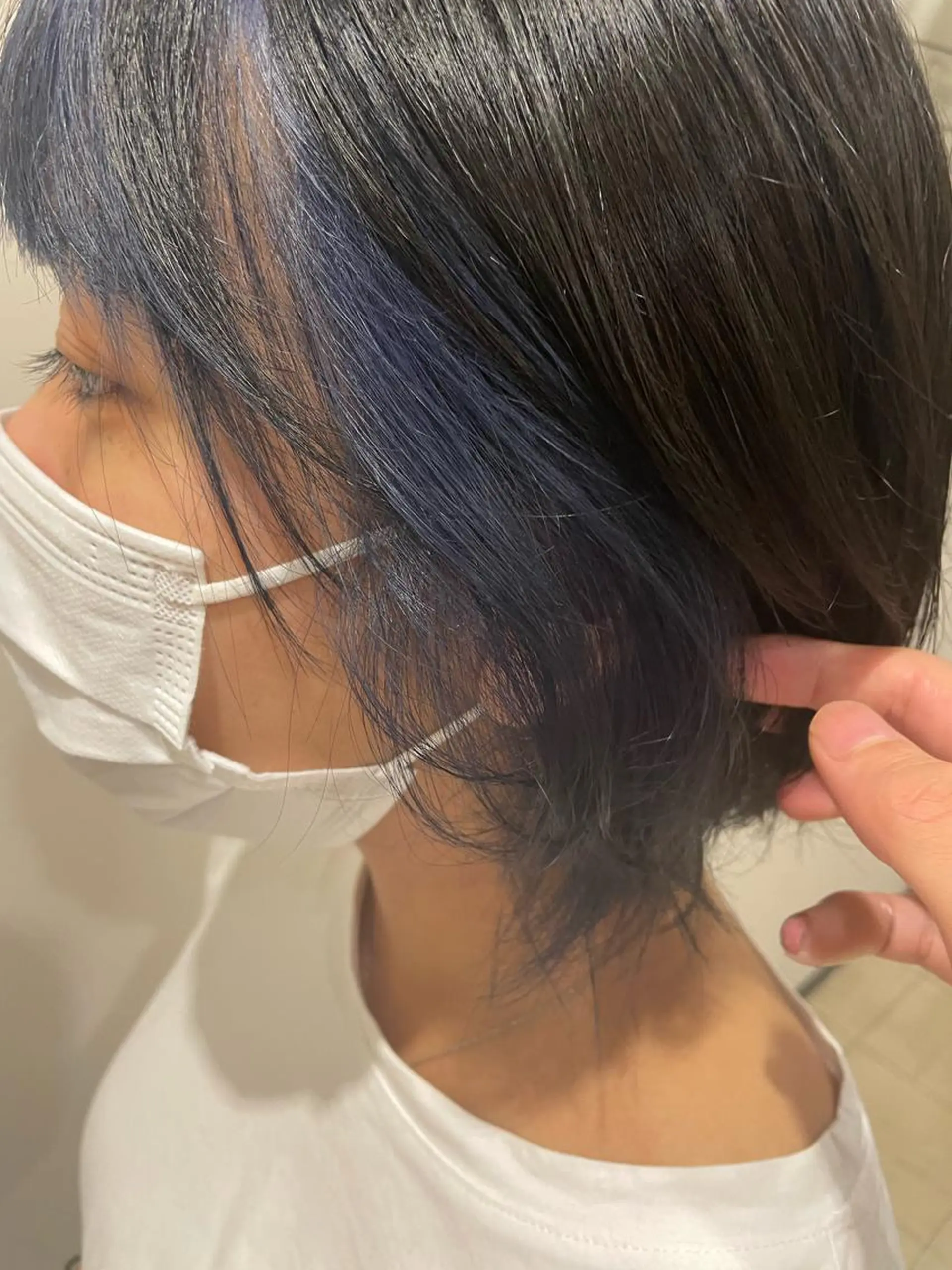 ショート カラー ヘアアレンジ ブルーカラー 🌴カトウ ケイゴ🌴のヘアスタイル