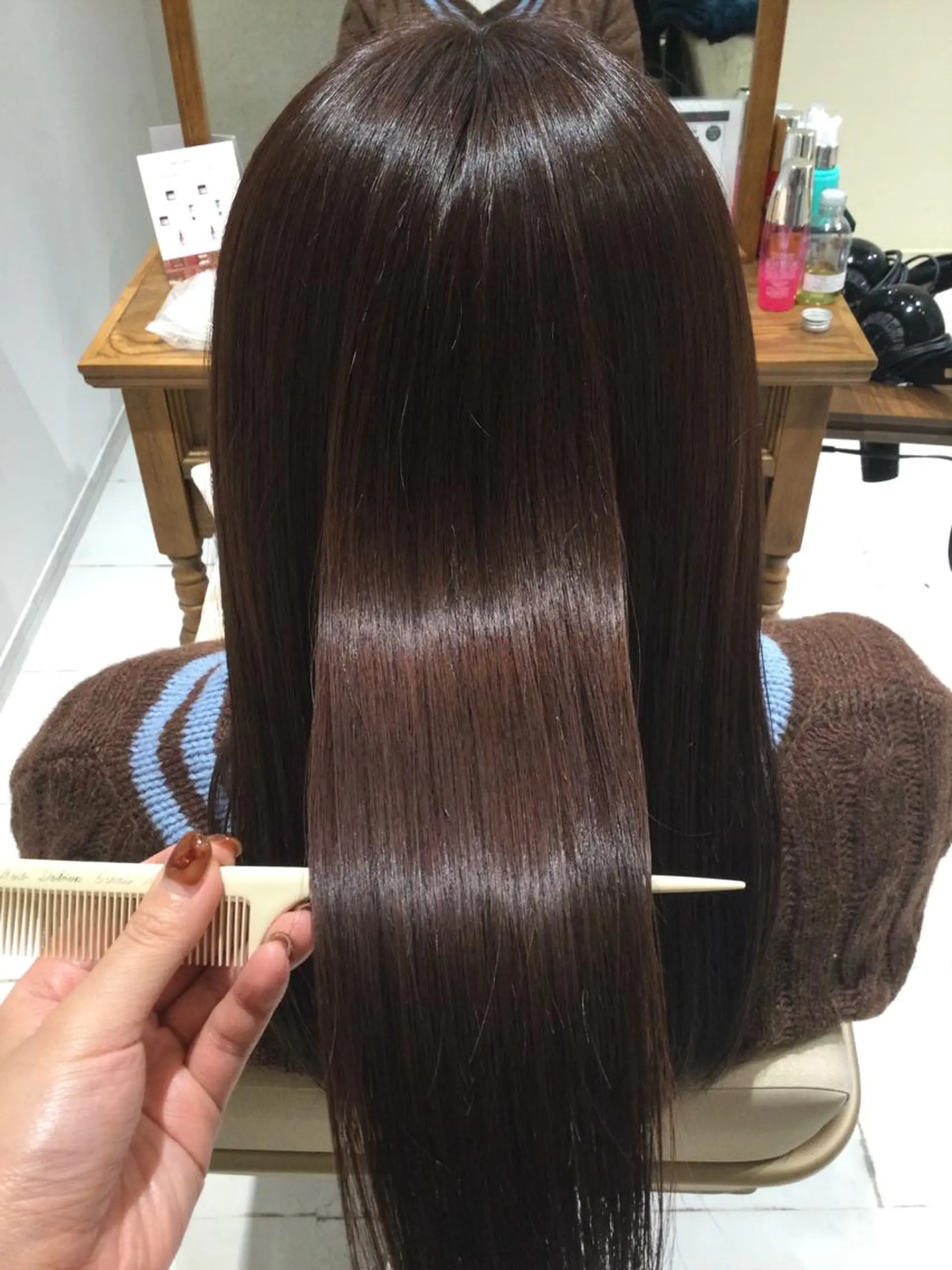 セミロング カラー ブラウンカラー ピンクカラー ピンクブラウン 髪質改善 トリートメント カット ヘアカラー トリートメント 髪質改善/レイヤー/ お顔まわり/Ami.のヘアスタイル