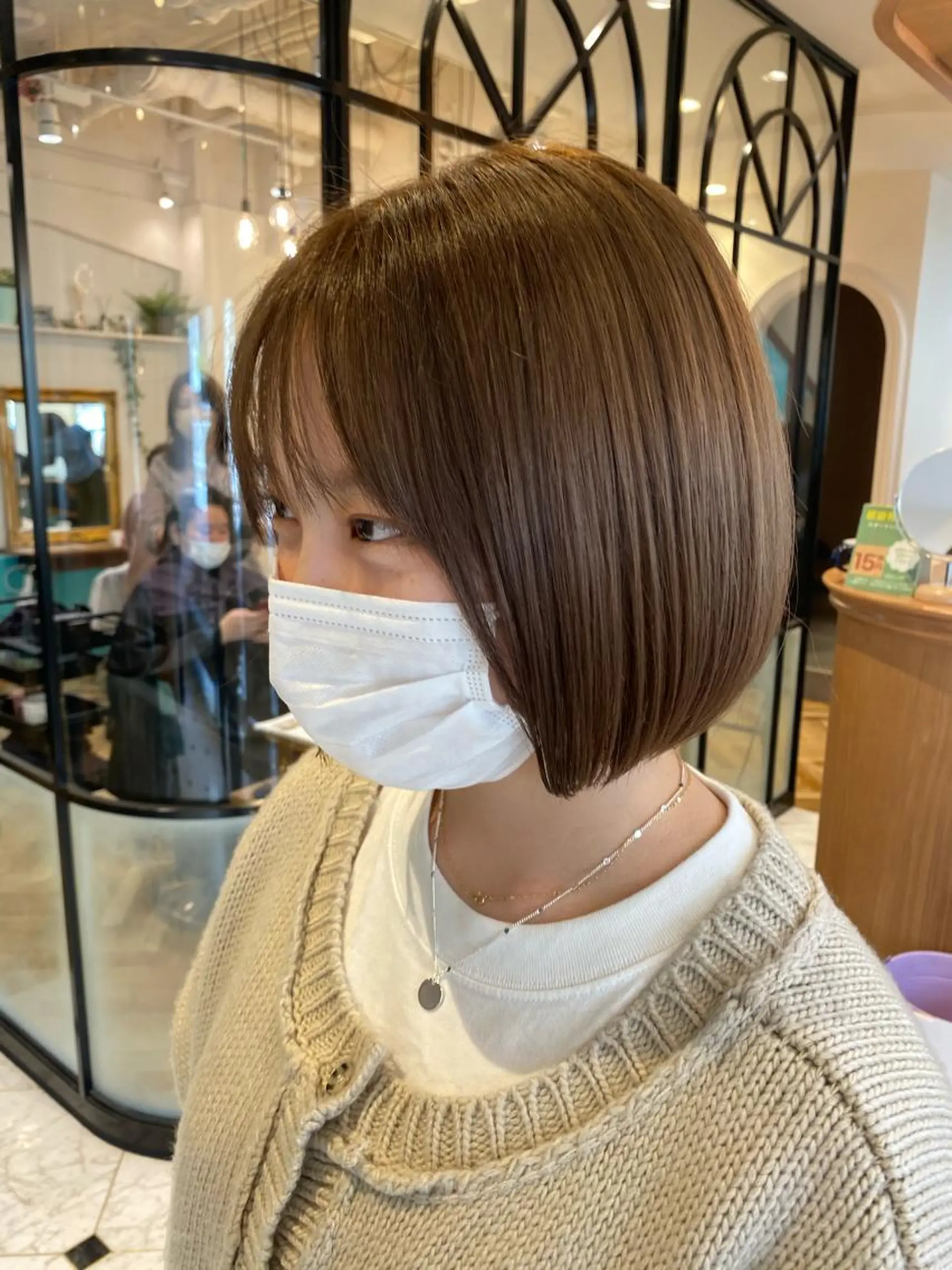 ショート カット ヘアカラー トリートメント レイヤー/韓国/ボブ 縮毛矯正/畠中ケントのヘアスタイル