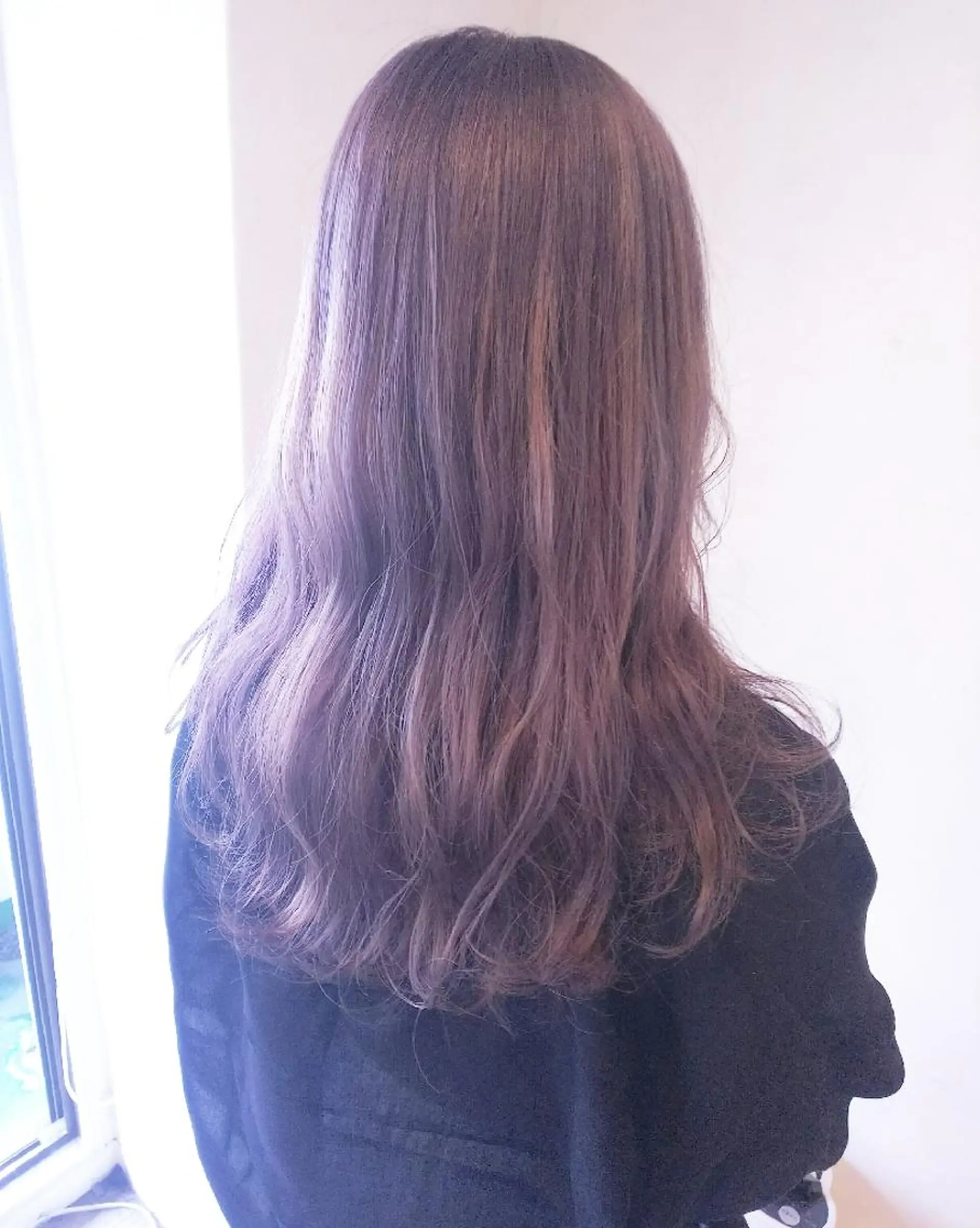 ロング カラー JIL BLAN 京都所属・RU RIのヘアスタイル