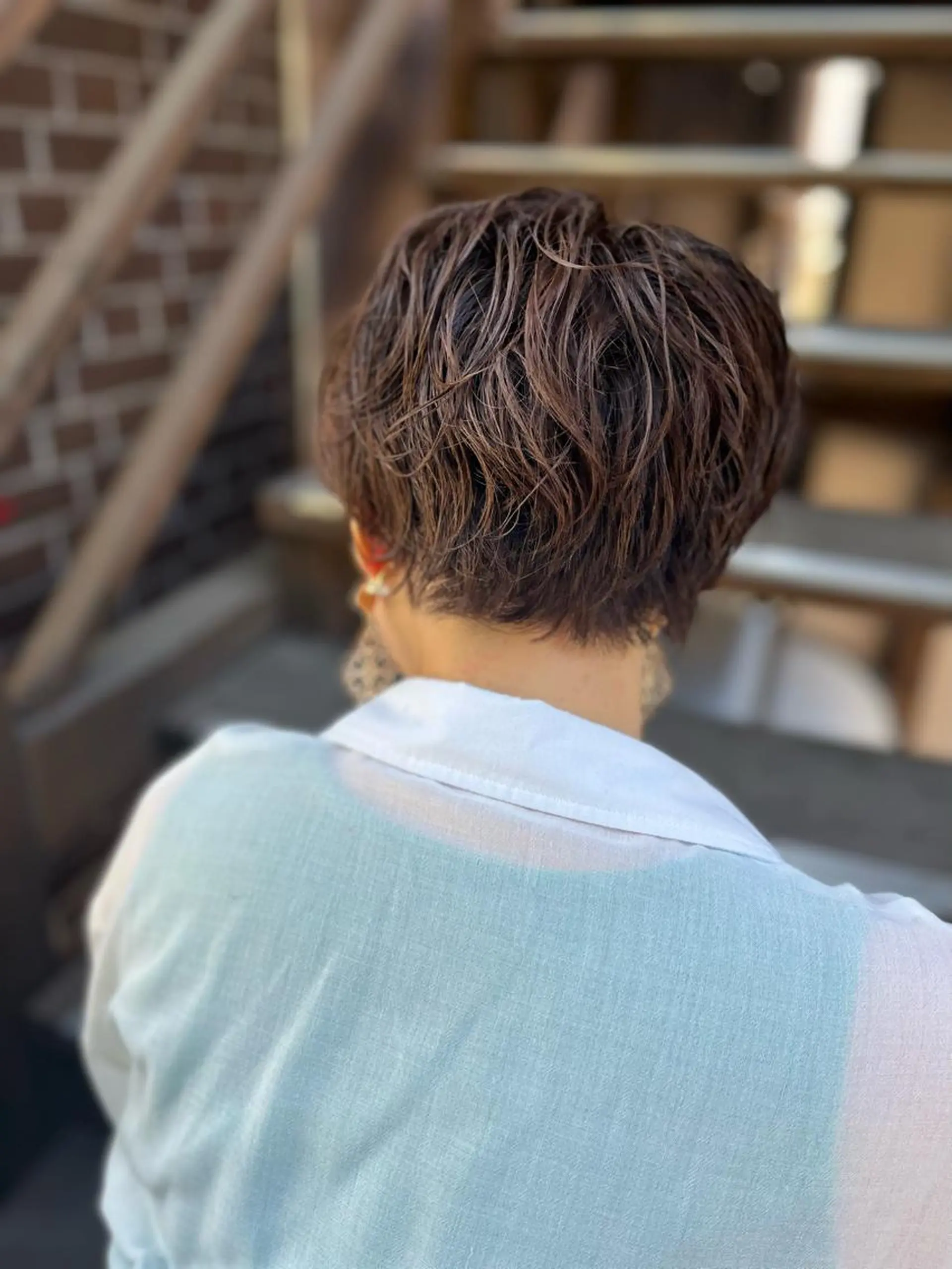 ショート カット パーマ ママ美容師 *ヒマワリのヘアスタイル