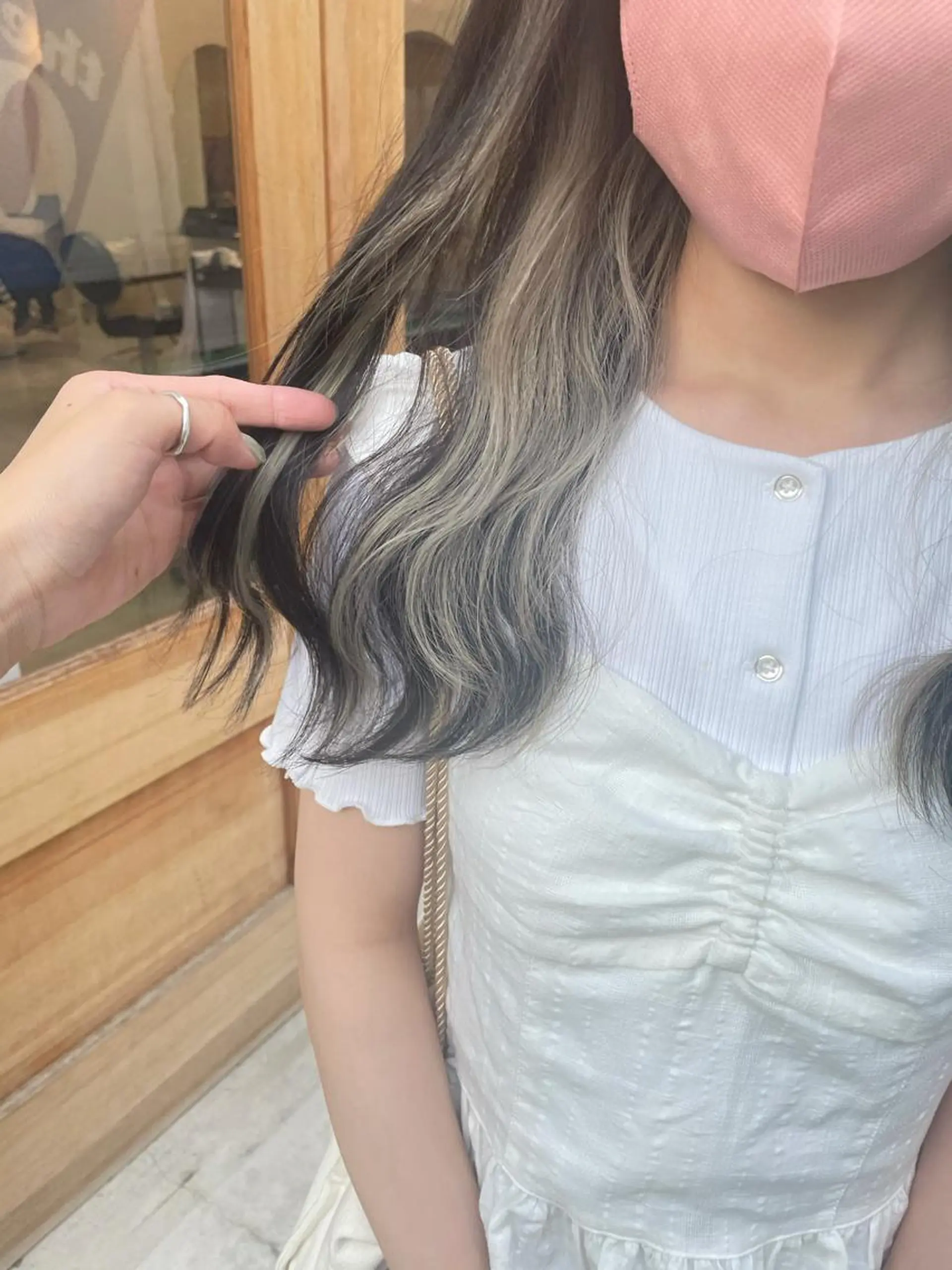 セミロング カラー ヘアカラー 中目黒🌼 🌼ハナのヘアスタイル