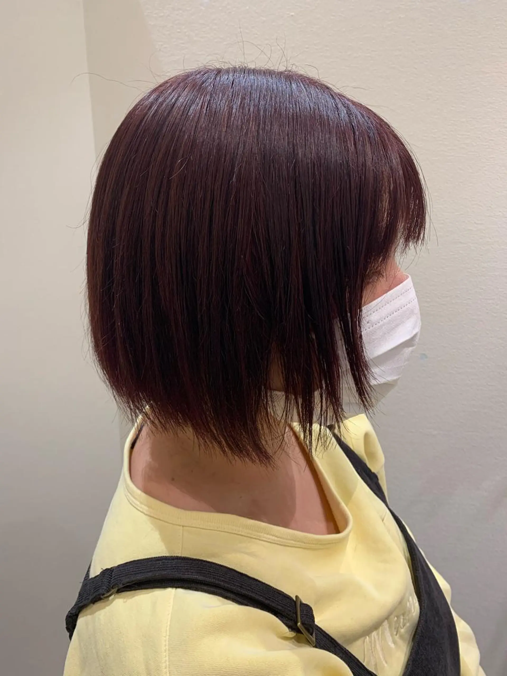 ミディアム カラー ブラウンカラー ピンクカラー ボブ 🍓おかだ ゆい🍓のヘアスタイル