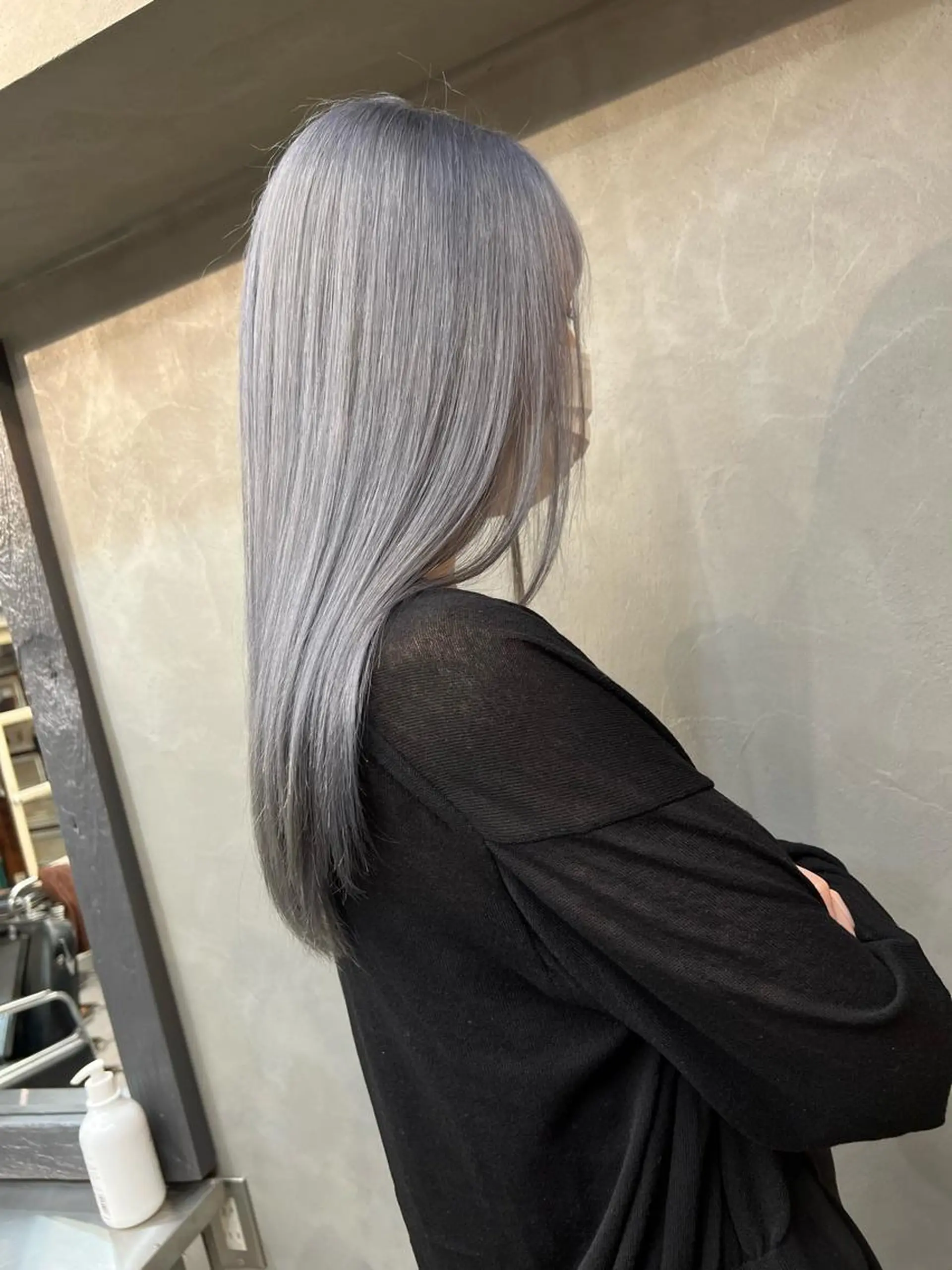 セミロング 美魔女 美容師NAOのヘアスタイル