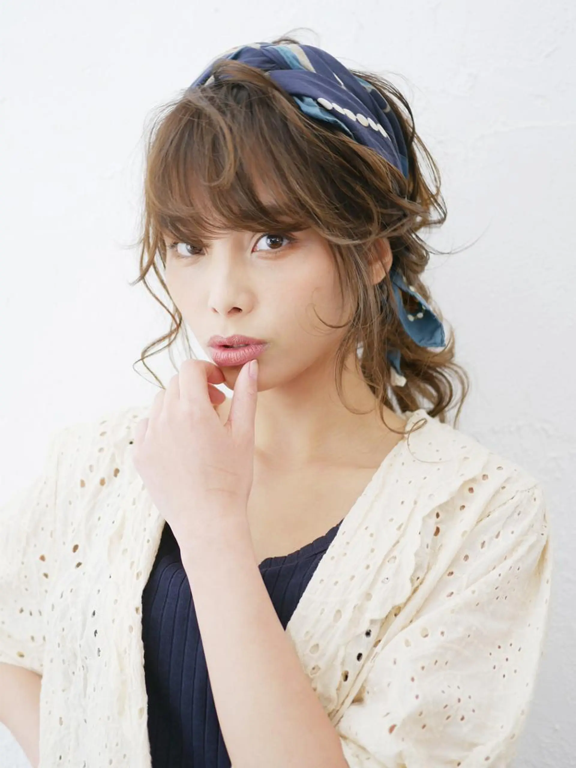 セミロング カラー ヘアアレンジ designer ITOのヘアスタイル