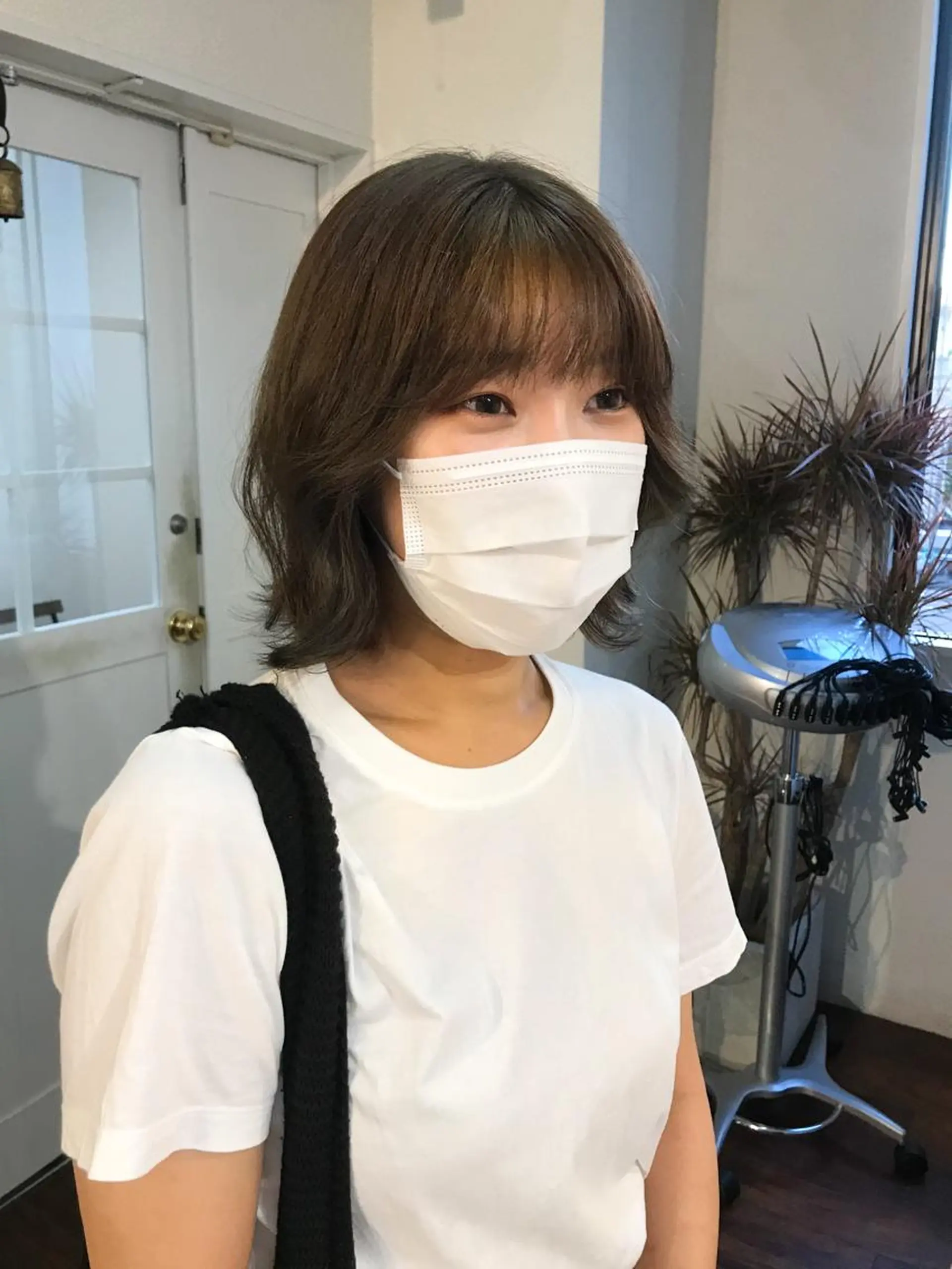 ミディアム アッシュ 中江 友哉のヘアスタイル