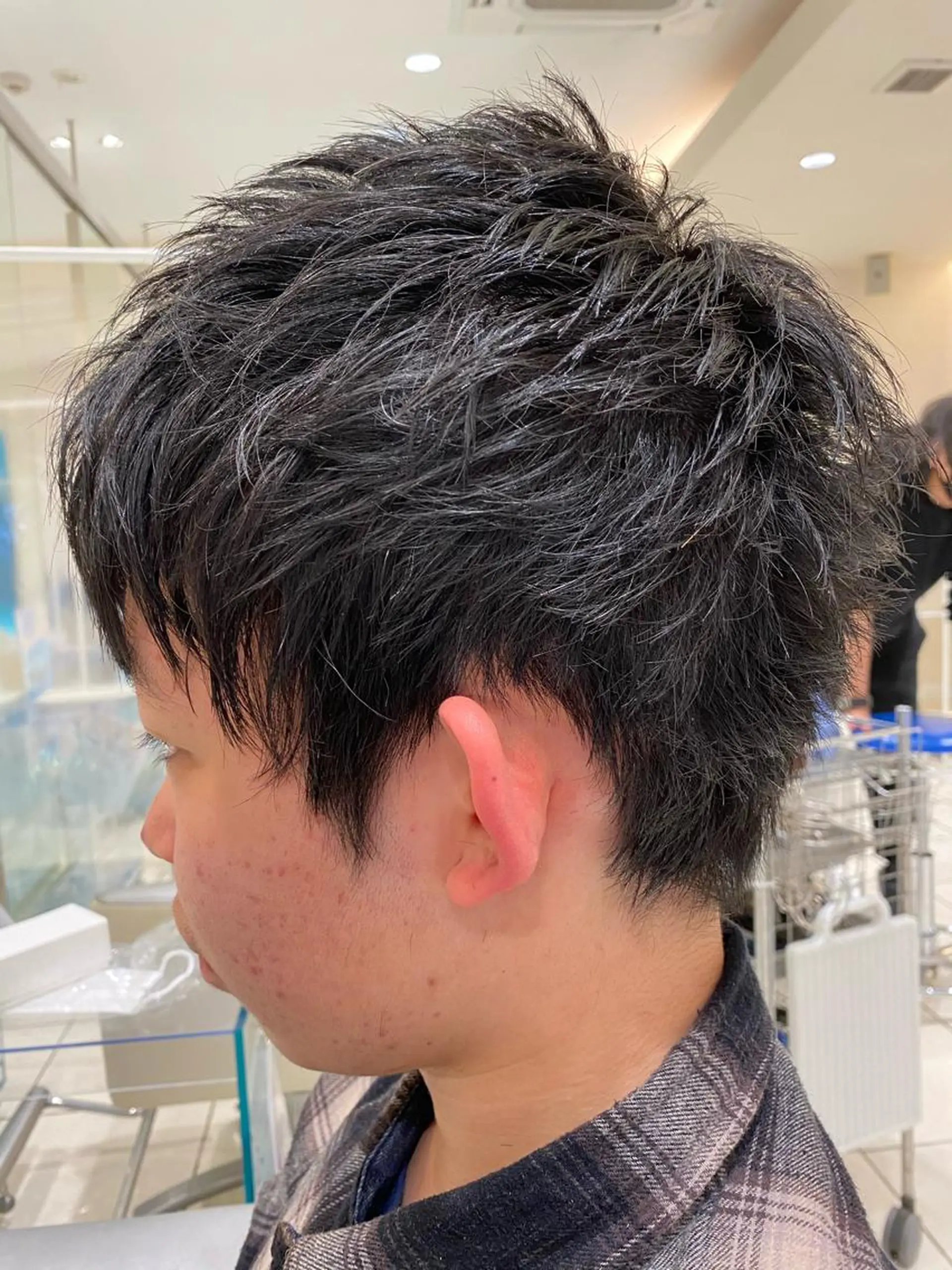 メンズ メンズパーマ 副店長ユウタのヘアスタイル