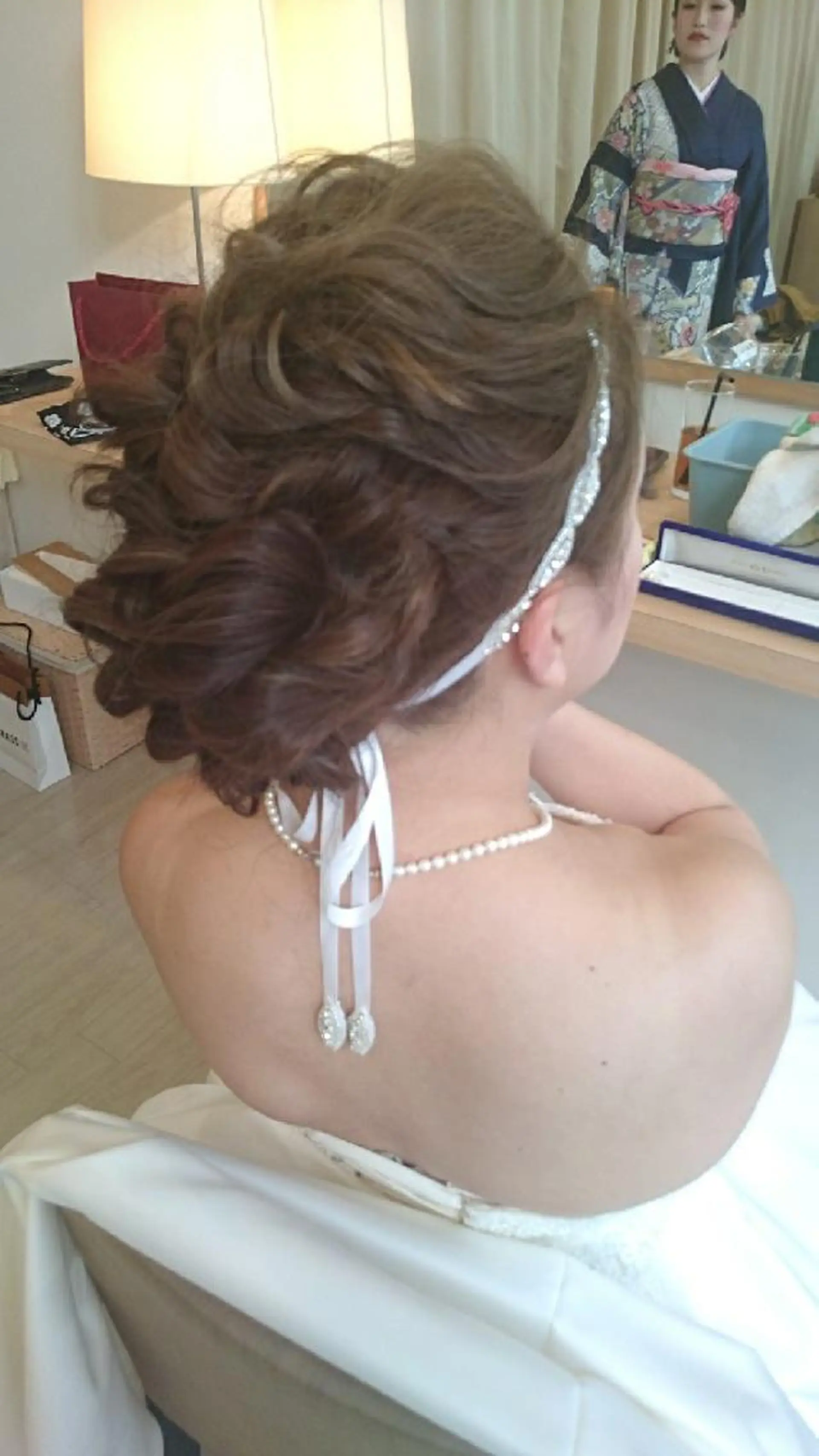 ヘアアレンジ 結婚式・ブライダル Le Lien カジのヘアスタイル