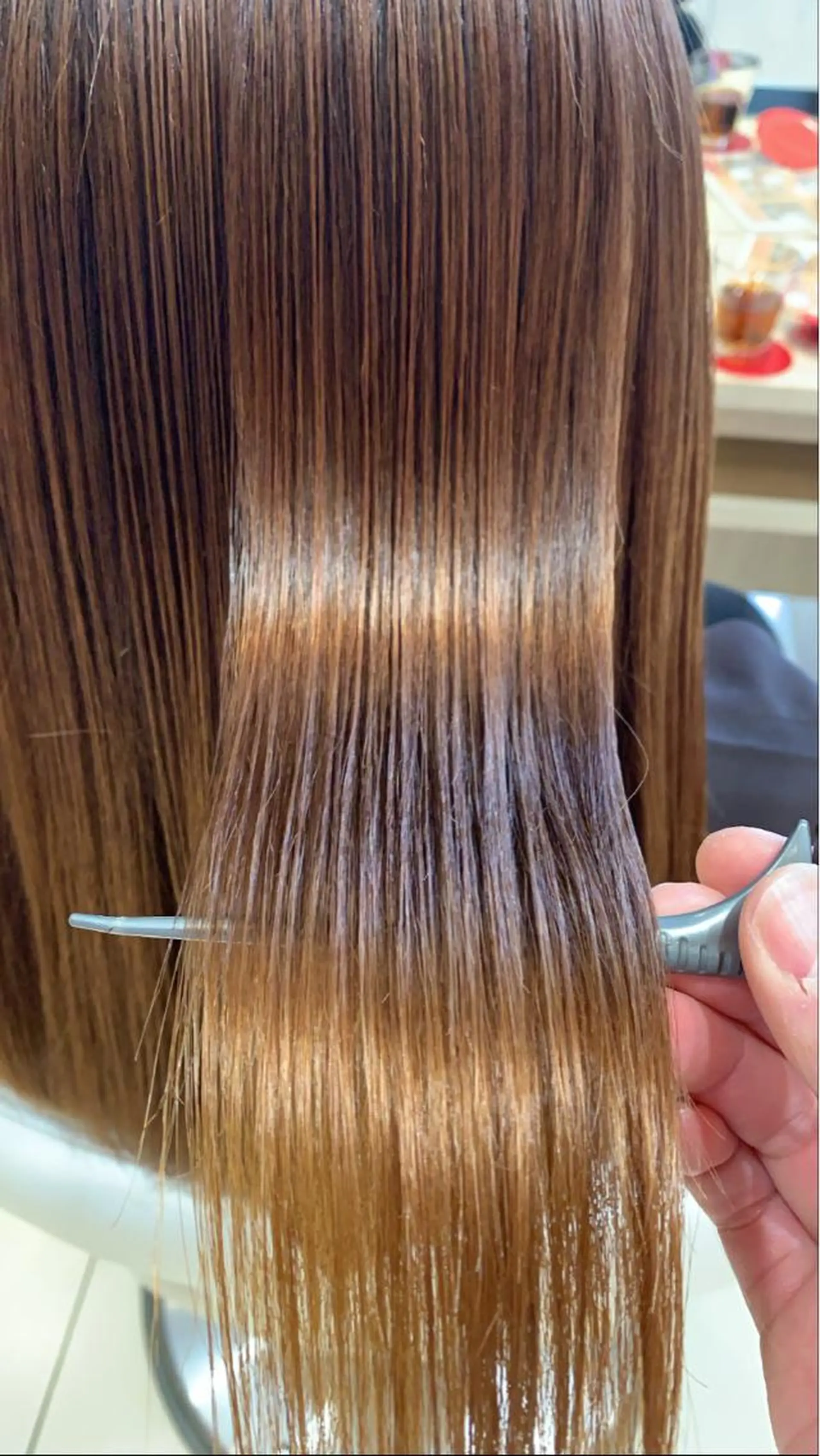 ロング 縮毛矯正 トリートメント ブリーチ/ハイトーン SERINAのヘアスタイル