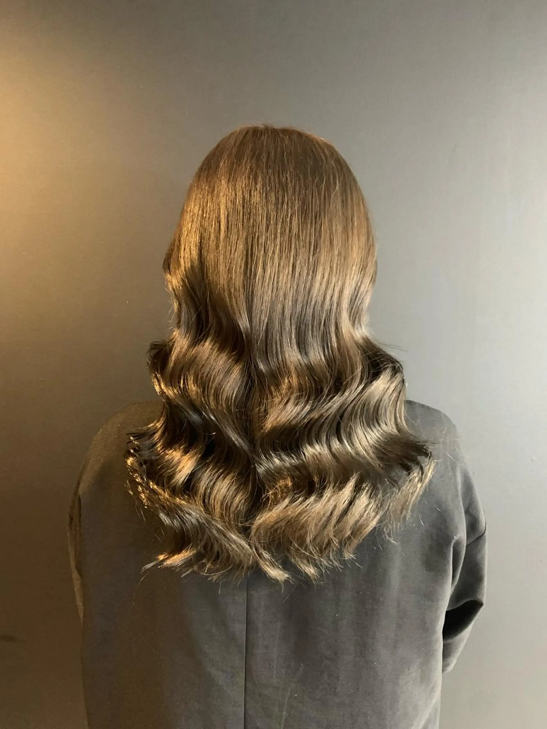 セミロング カラー ヘアアレンジ 🦋韓国ヘア 坂本 菜摘🦋のヘアスタイル