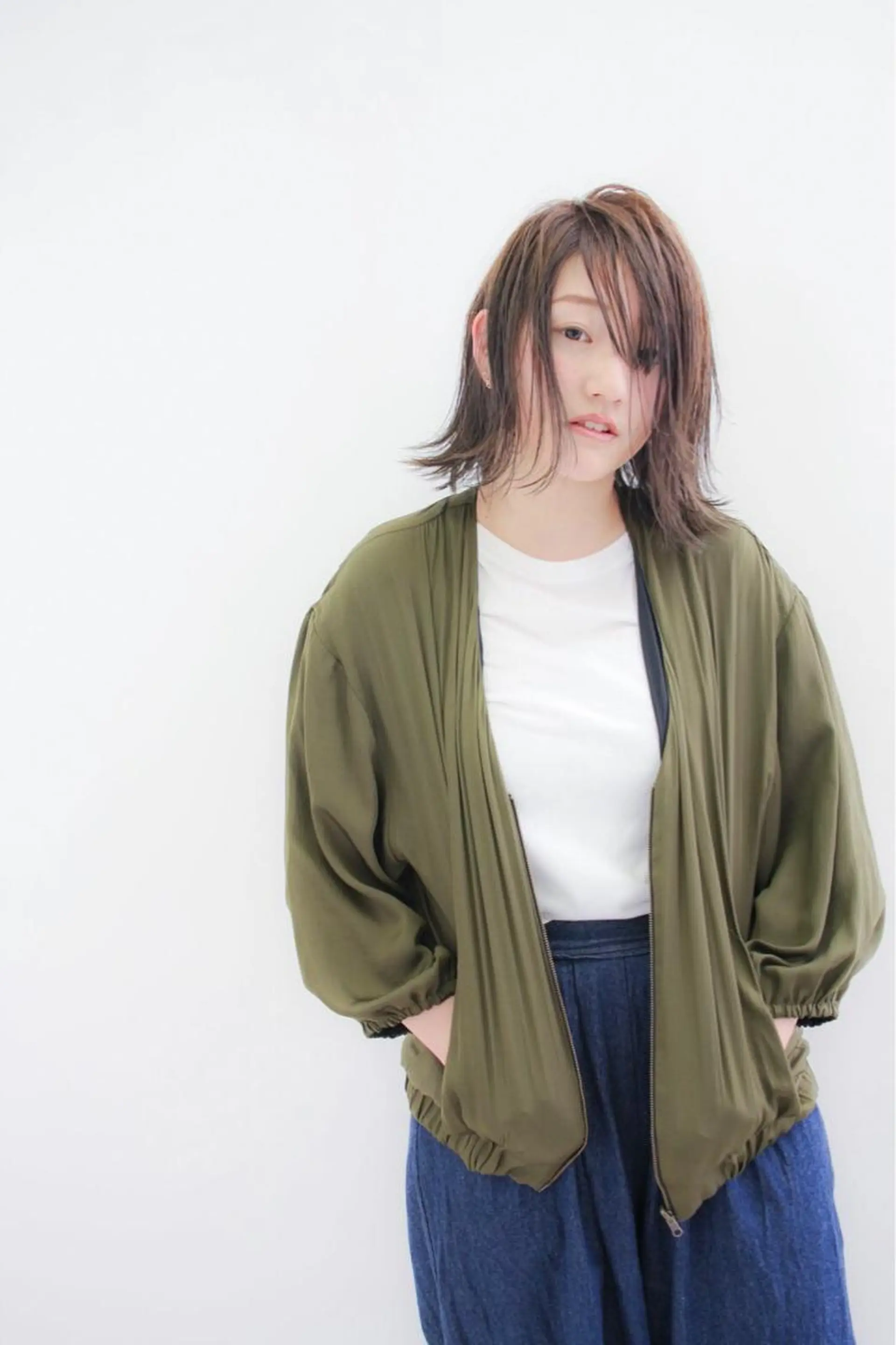 ミディアム カラー 【ショートスタイル】 志波李空のヘアスタイル