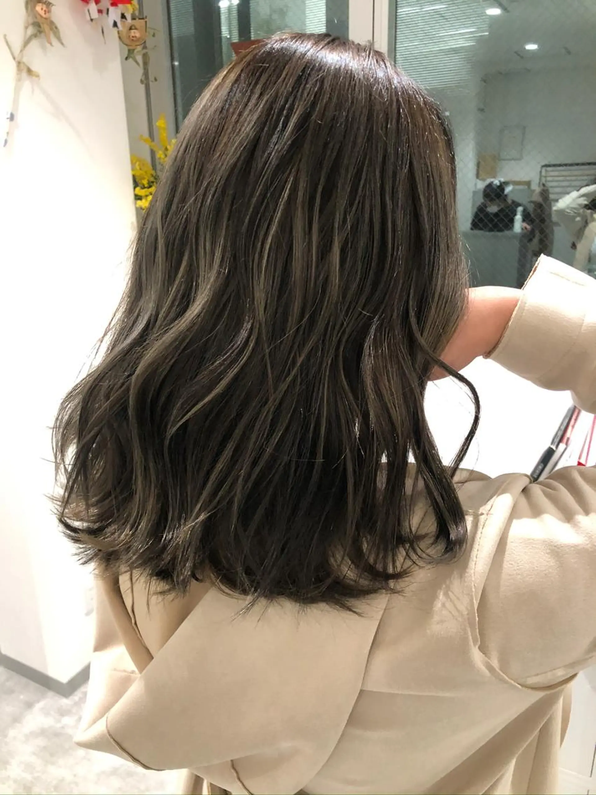 ミディアム カラー 透明感カラー カット ヘアカラー トリートメント JILBLAN京都 ショート/ハイライトのヘアスタイル
