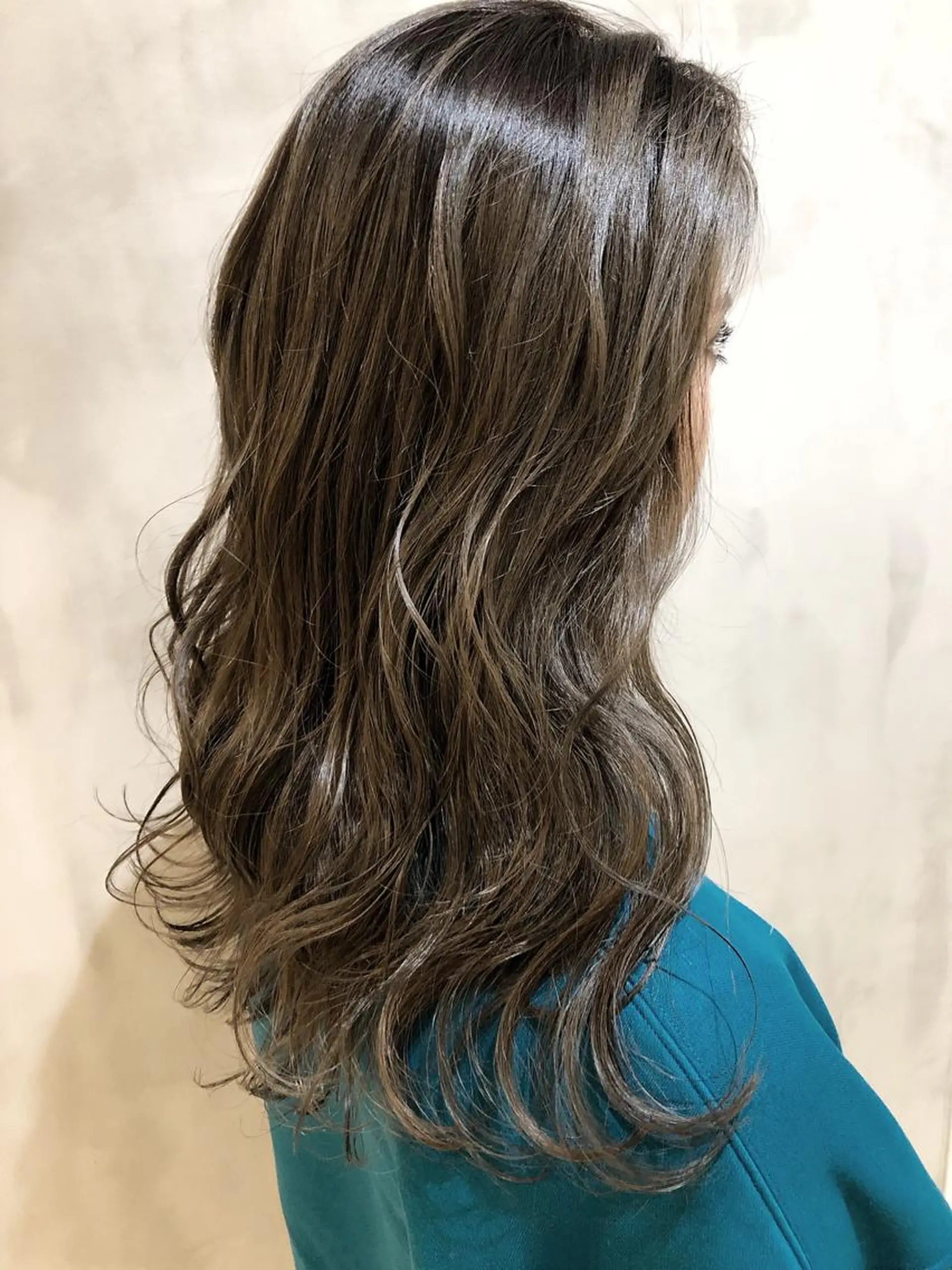 セミロング セミロングパーマ アッシュ ボブ エクステ 外国人風カラー カット ヘアカラー 夜23時まで予約🉑 reverieあきらのヘアスタイル