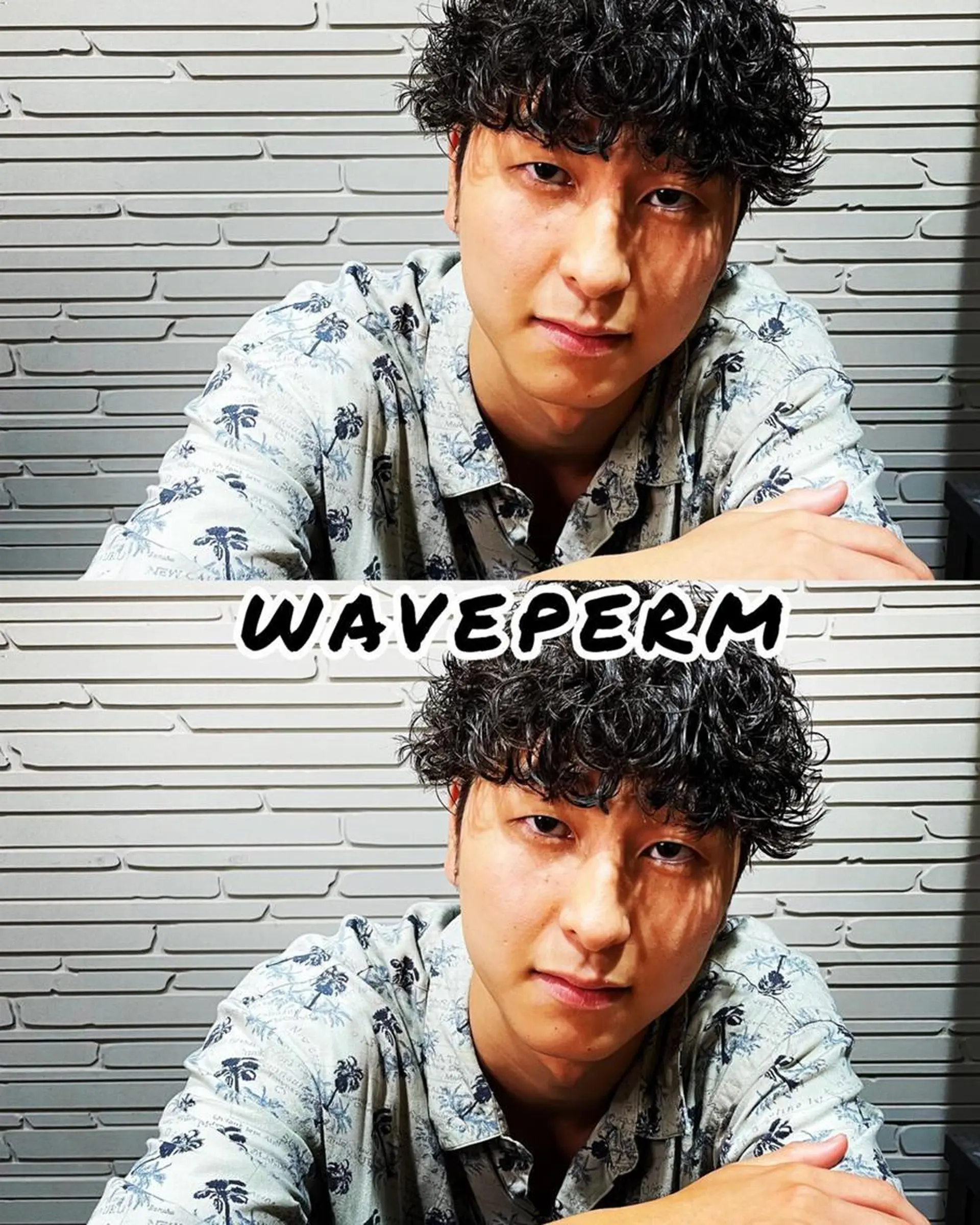 メンズ メンズブリーチ メンズパーマ 波巻きパーマ 仙台/メンズ/ フェザー/リョウのヘアスタイル