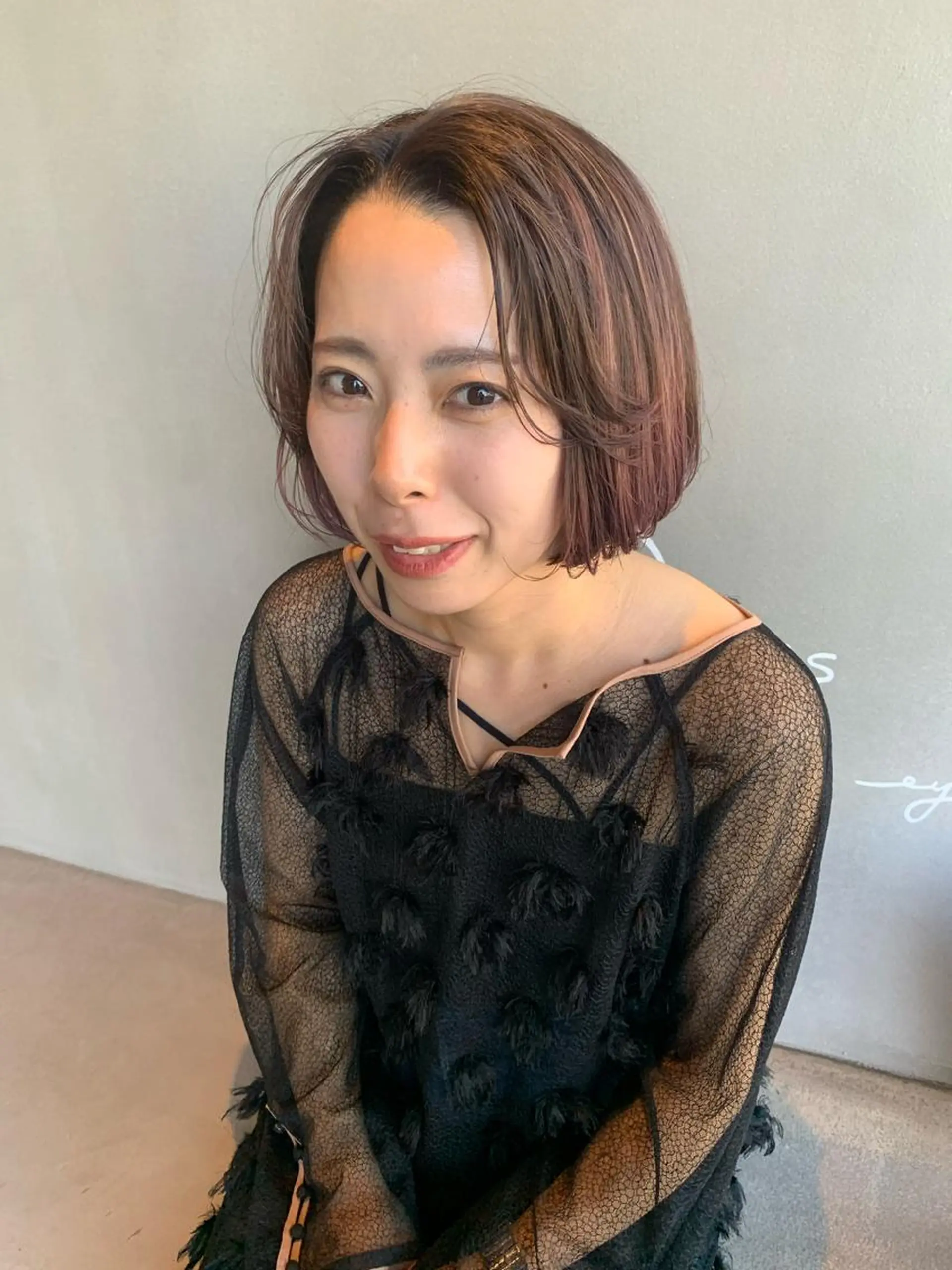 ショート カラー ヘアカラー ブリーチ/アレンジ 天満/chihiroのヘアスタイル