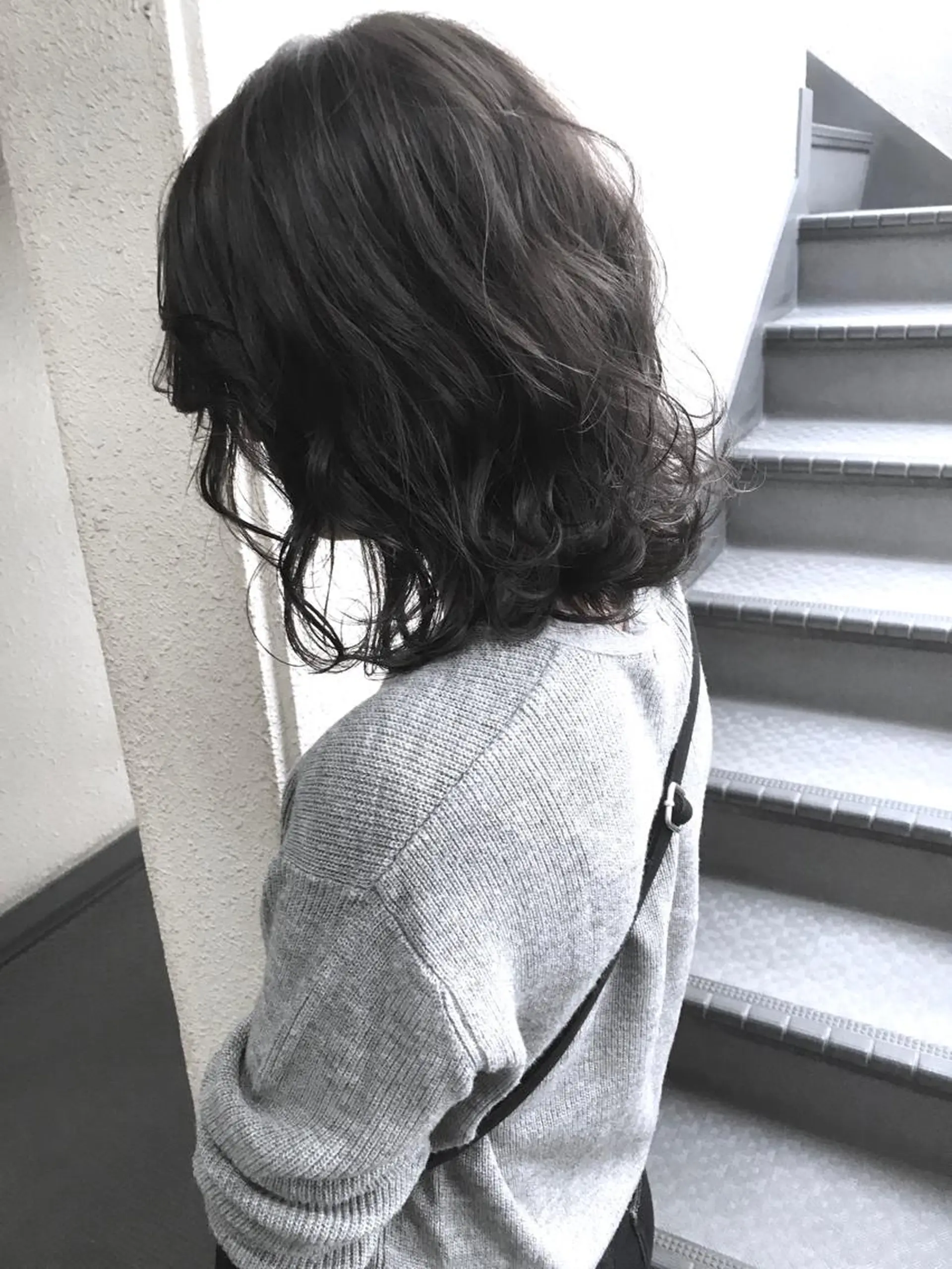 ミディアム カラー グレージュ カット ヘアカラー トリートメント 💎髪質改善💎 デザイナーshinのヘアスタイル