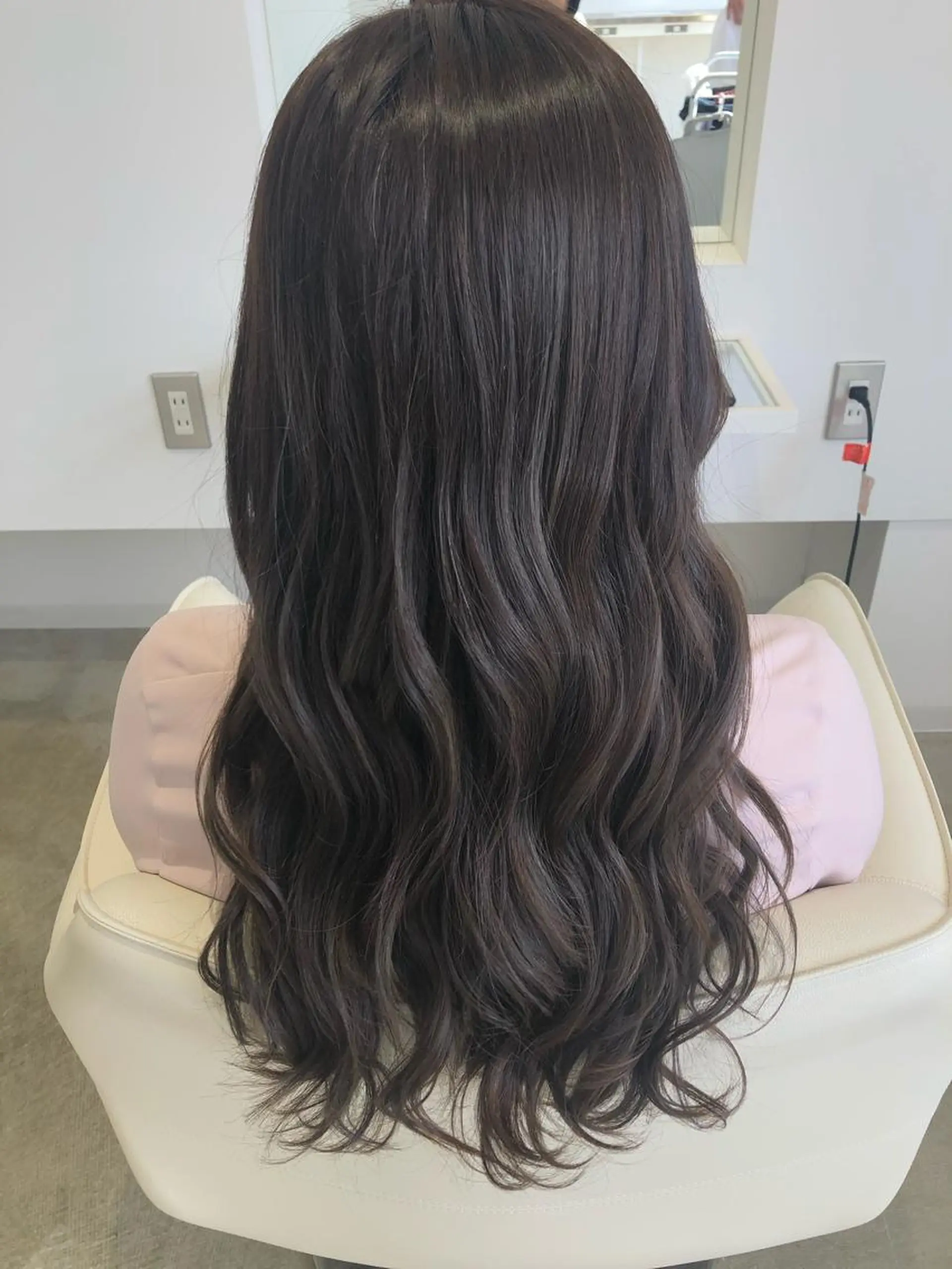 ロング カラー 宮崎 睦のヘアスタイル